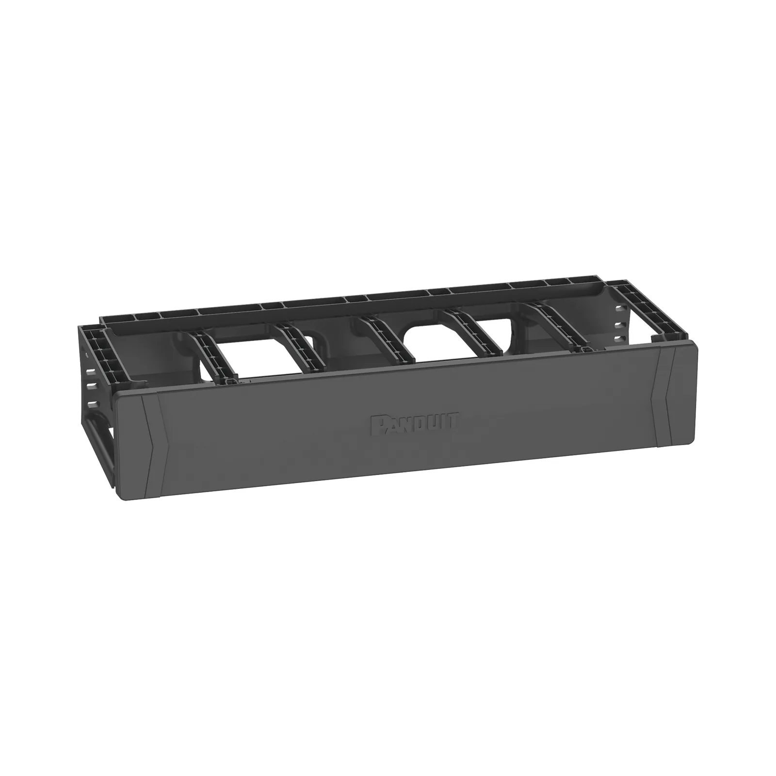 Organizador de Cables Horizontal PatchRunner™, Sencillo (Solo Frontal), Para Rack de 19in, 2UR