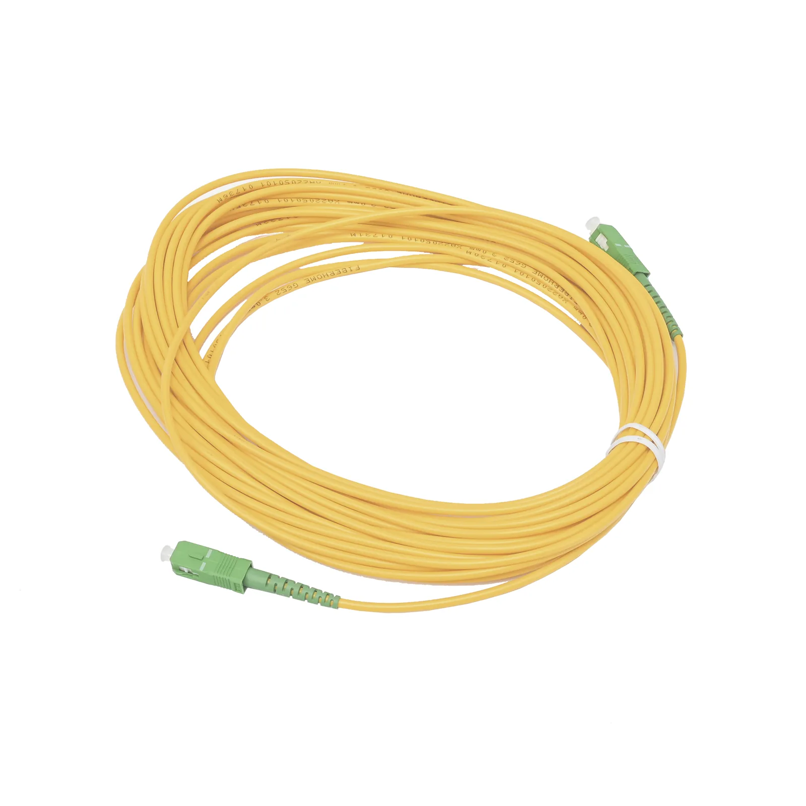 Jumper de Fibra Óptica Simplex, Monomodo, con Conectores SC/APC-SC/APC, 10 Metros (32.81 Pies)