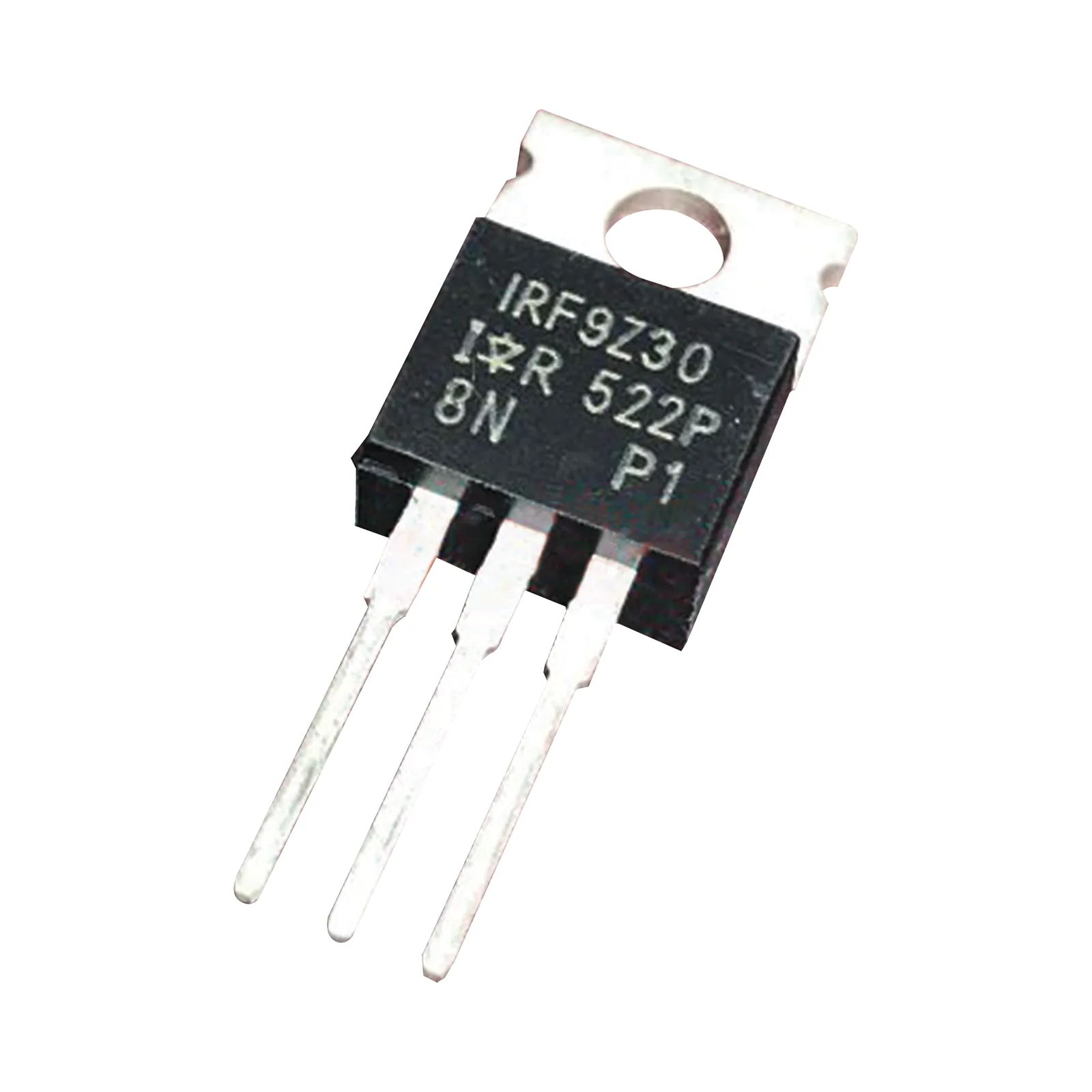 Transistor de Potencia MOSFET, Canal P, 50 Volt, 18 Amp., 0.14 Ohm, 74 Watt, TO-220AB, para Analizador III.