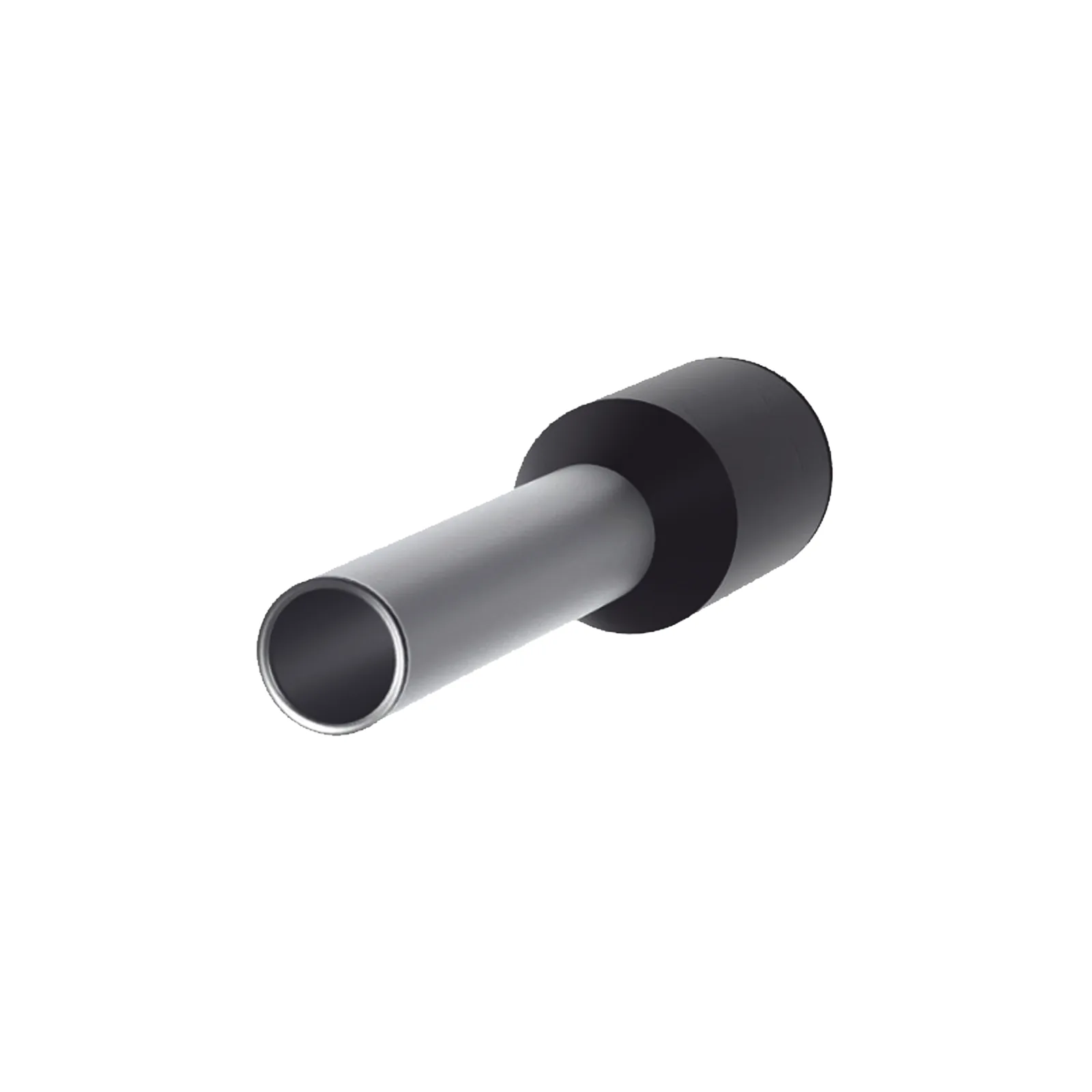 Ferrule Aislado PAN-TERM para Cable 16 AWG, Largo 16.5mm, DIN Color Negro. Paquete 500 Piezas