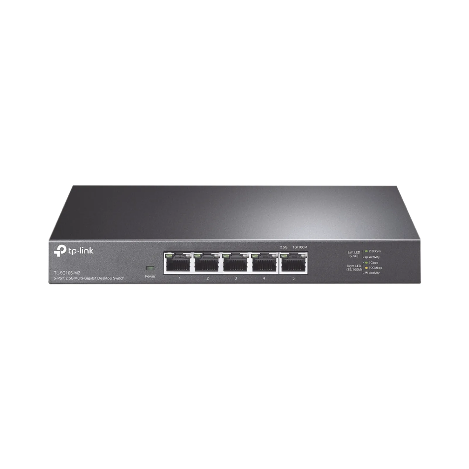 Switch Gigabit no administrable de 5 puertos 100 Mbps/ 1 Gbps/ 2.5 Gbps ideal para WiFi 6
