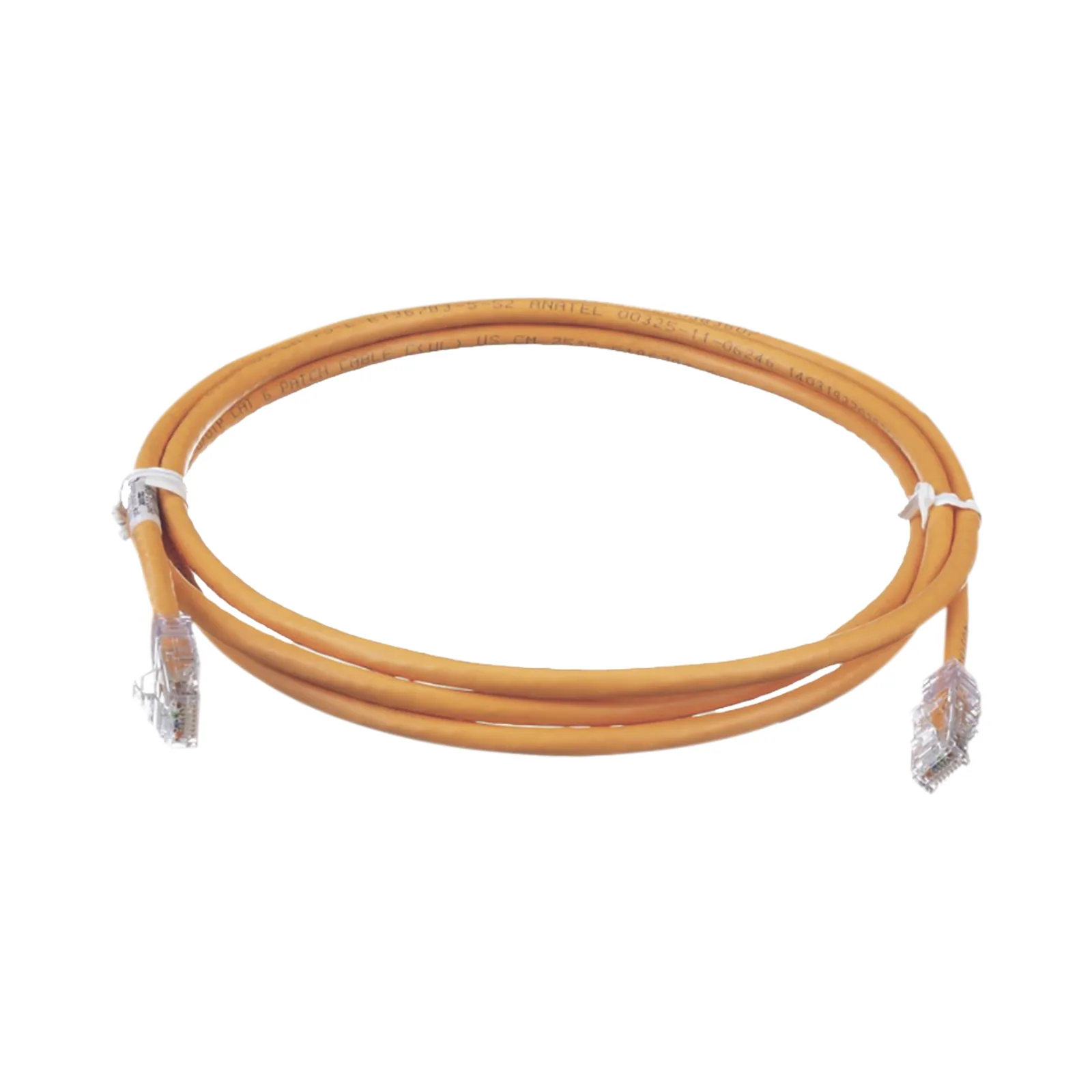 Cable de Parcheo TX6, UTP Cat6, 24 AWG, CM, Color Naranja, 1.52 Metros (5 Pies)