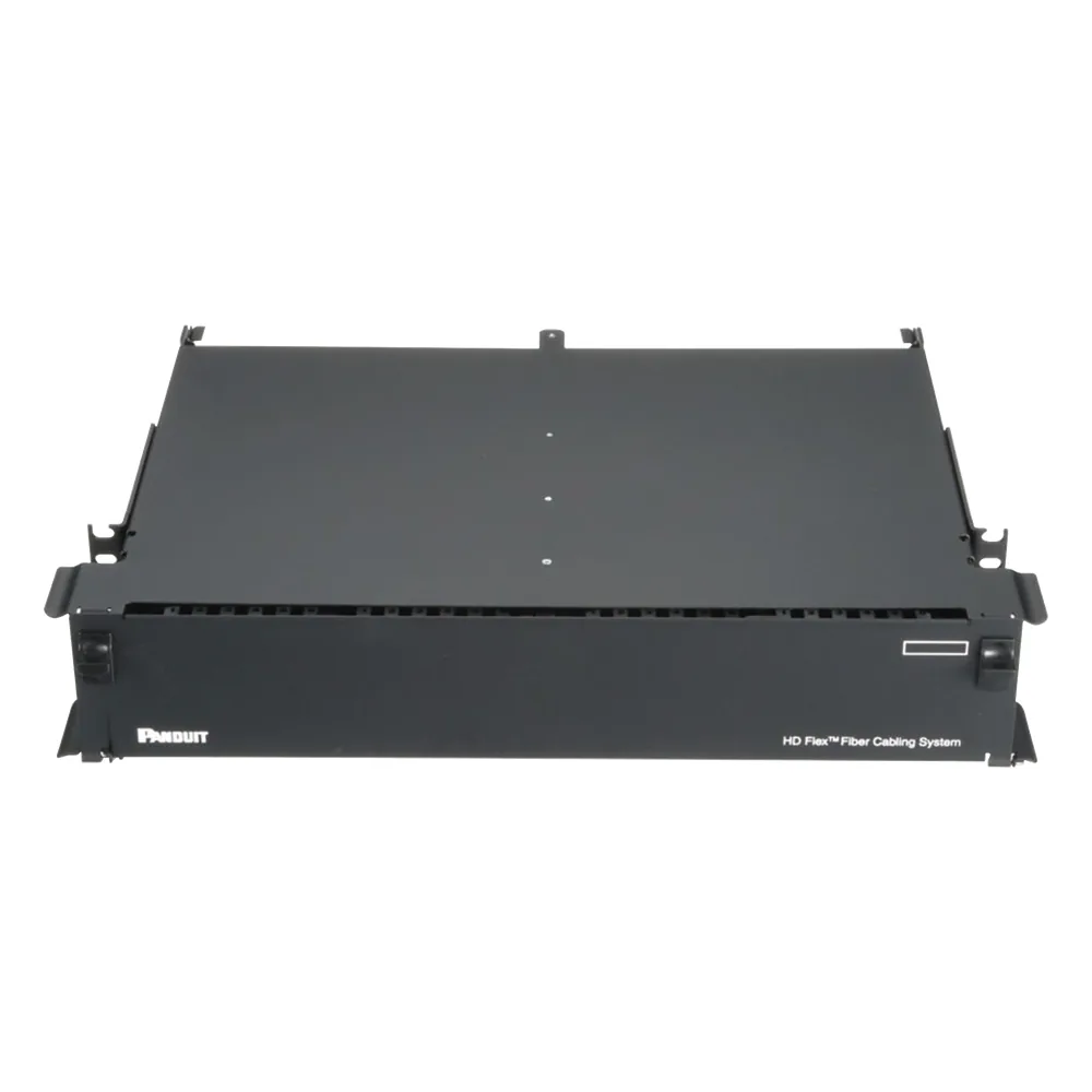 Panel de Distribución de Fibra Óptica, Acepta 12 Cassettes HD Flex y 144 Fibras por UR, Hasta 2 UR