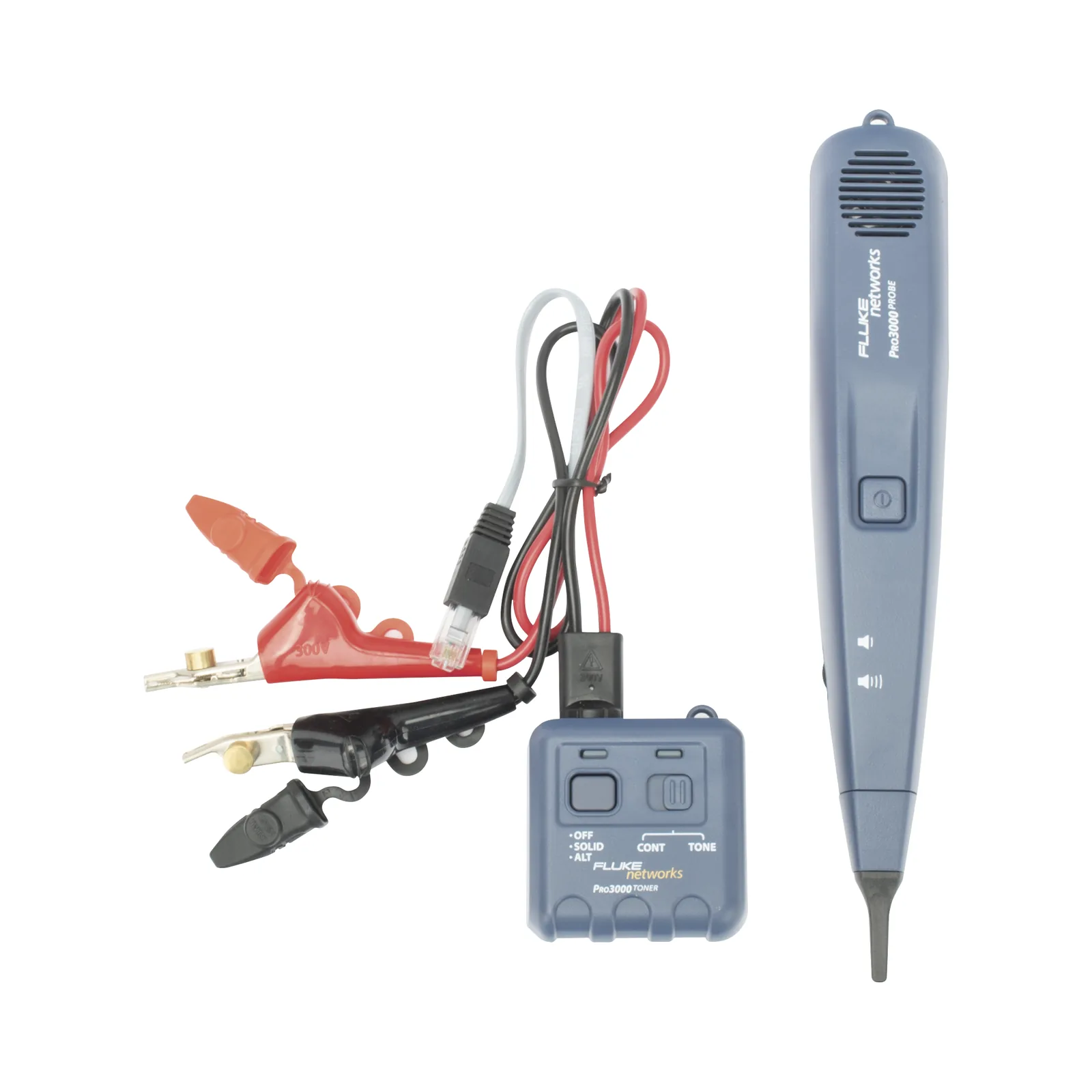 Generador y Sonda (Detector) de Tonos PRO3000, Para Identificación de Señales Analógicas en Cableado Inactivo