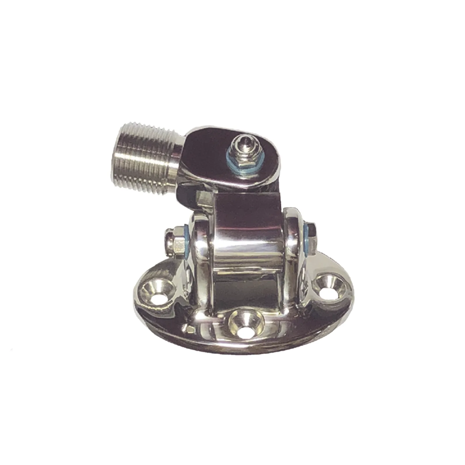 Montaje de acero inoxidable ovalado, con rosca estándar 1" x 14 hilos