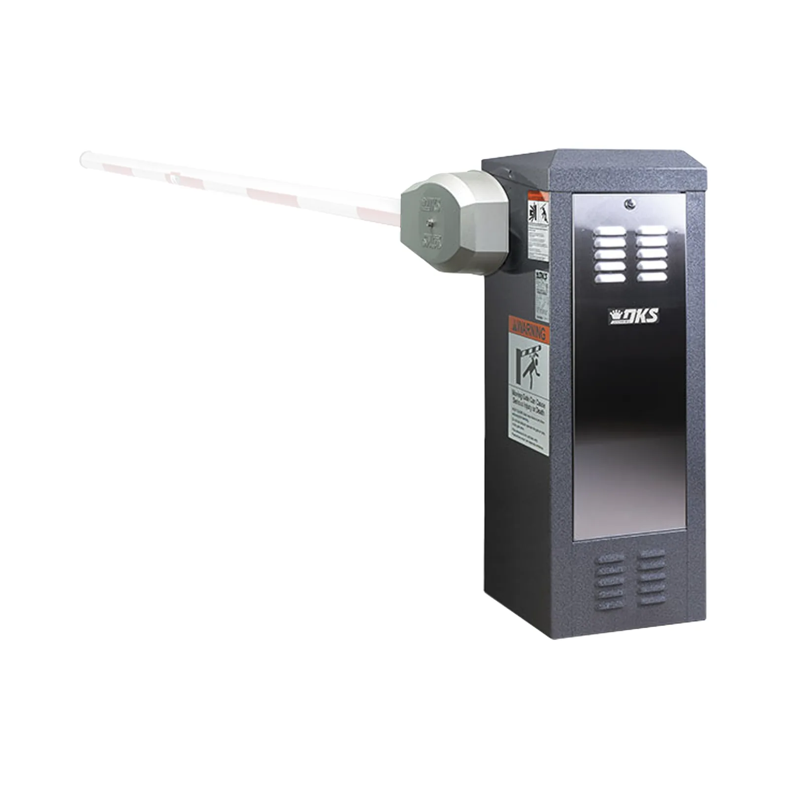 Barrera Vehicular Gris / Uso Intensivo Continuo / Compatible con Mástil de hasta 14 ft / 4.26 m (No incluido) / Bajo mantenimiento / Garantia 5 años