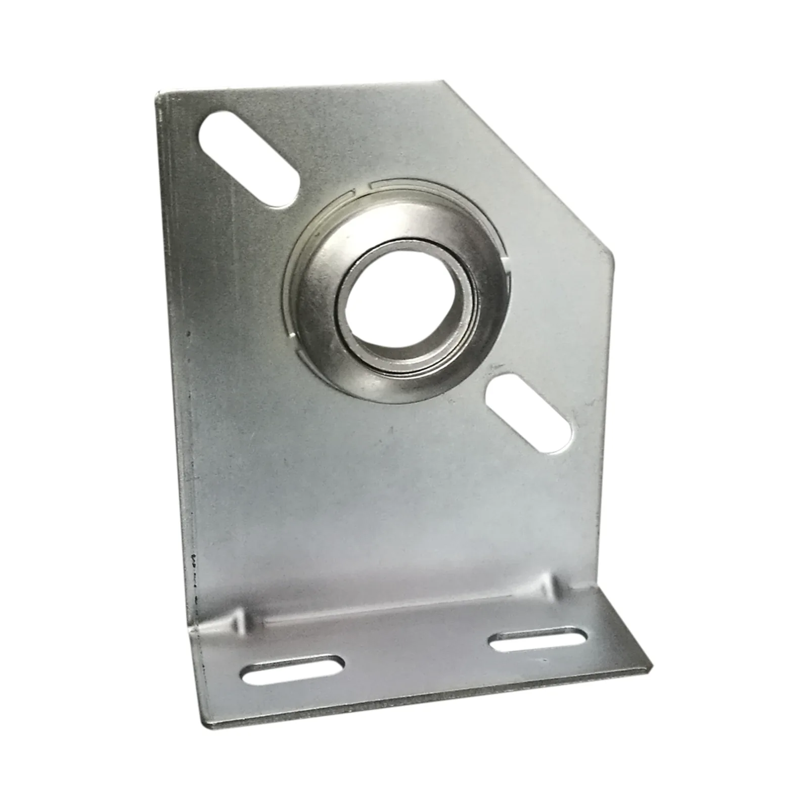 Soporte balero central para puertas de garage.