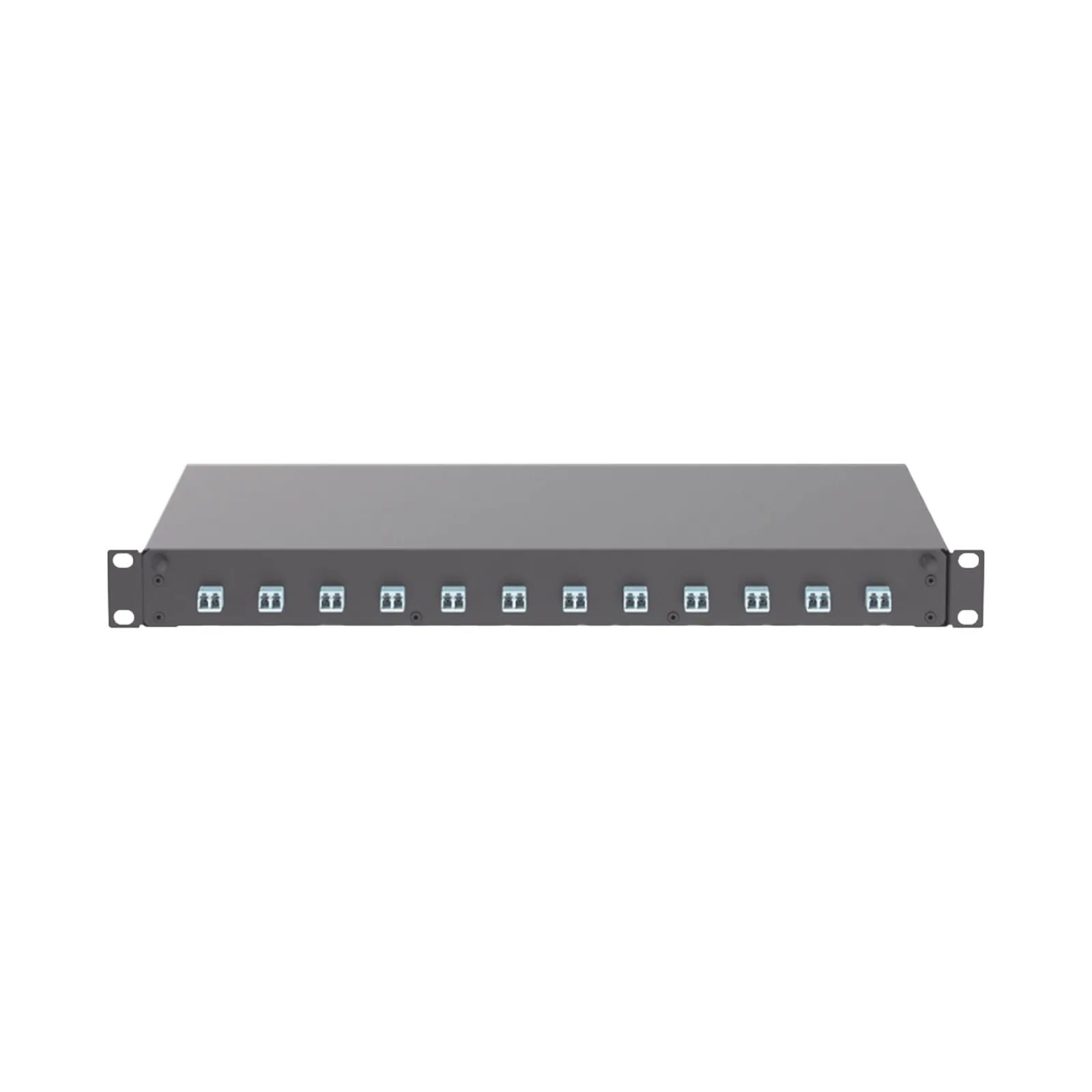 Distribuidor de Fibra Óptica, Con 12 Conectores LC Duplex (24 Fibras), Para Fibra Multimodo OM3/OM4, 1 UR