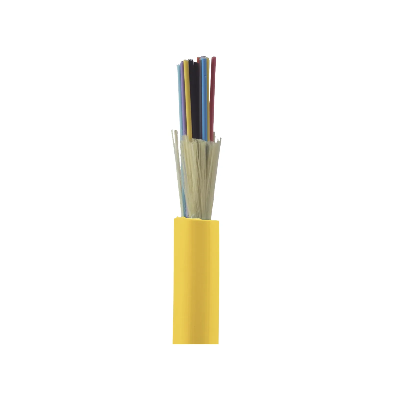 Cable de Fibra Óptica de 24 Hilos, Monomodo OS2 9/125, Interior, Tight Buffer 900um, No Conductiva (Dieléctrica), OFNP (Plenum), Precio Por Metro