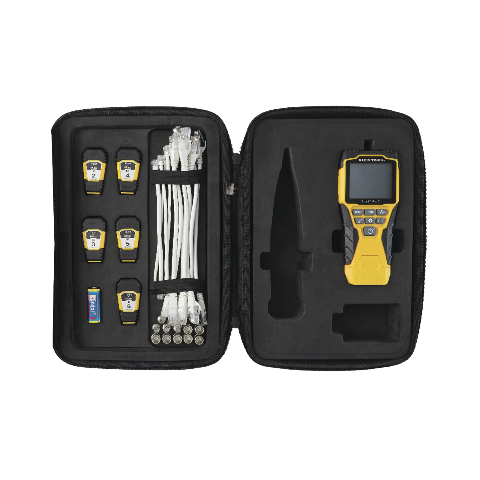 Probador Scout™ Pro 3 con kit de transmisores remotos Test-n-Map™ (Inspección PoE)