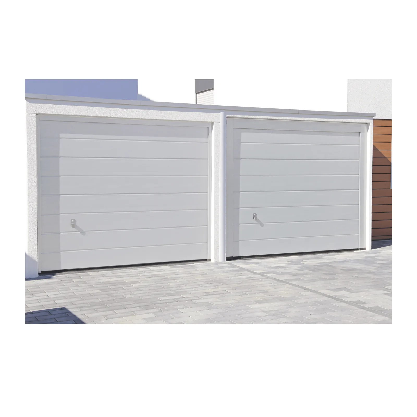Sección para puerta de Garage / Lisa / Color blanco / Para GARAGE188 / Estilo Americana.