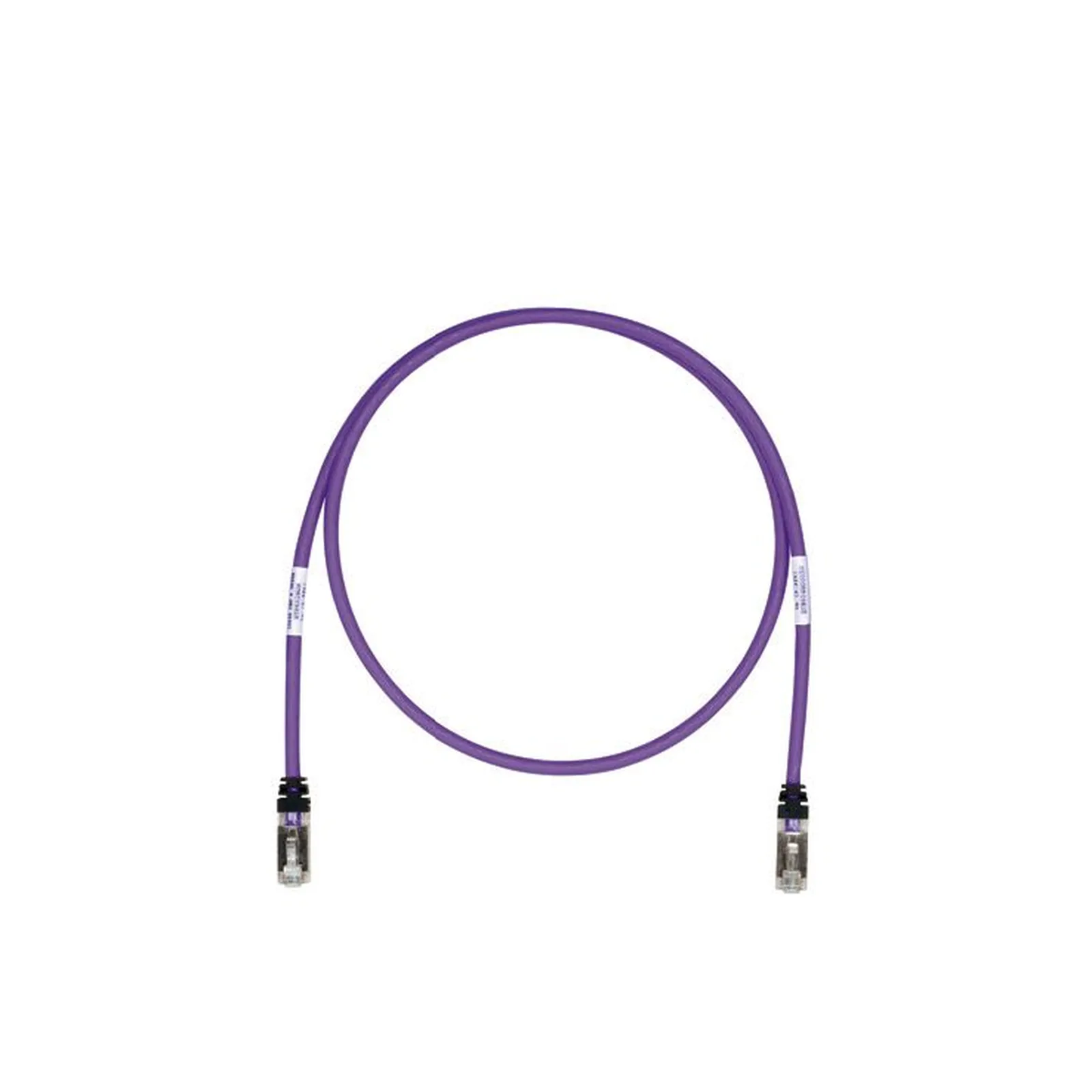 Patch Cord Cat6A, Blindado S/FTP, CM/LS0H, 3.05 Metros (10 Pies), Color Violeta