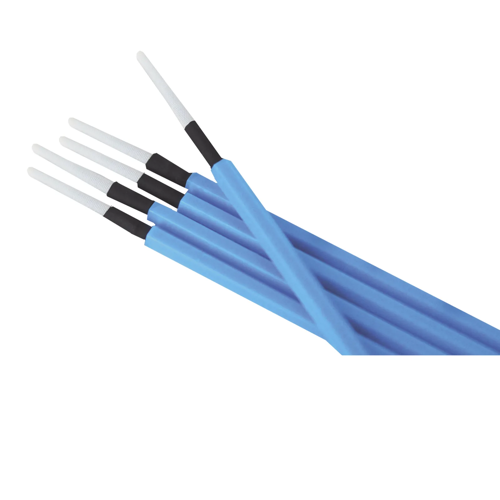 Hisopos para Limpieza de Puertos de Fibra Óptica 1.25 mm (0.05 Pulgadas) para Adaptadores LC y MU, 100 Piezas
