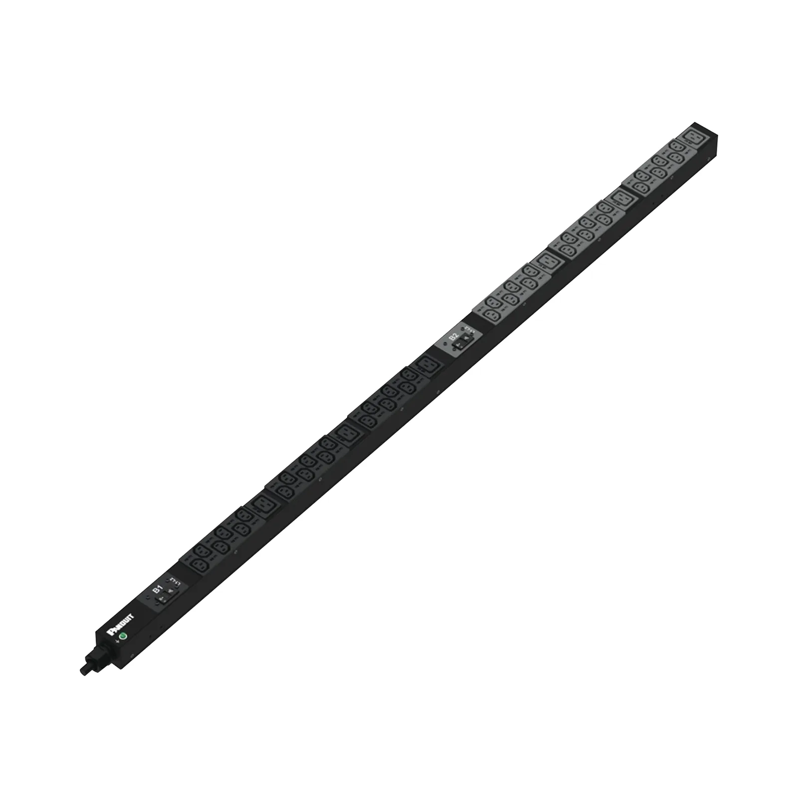 PDU Básico para Distribución de Energía, Enchufe de Entrada NEMA L6-30P, Con 36 Contactos C13 y 6 C19, de Instalación Vertical, 30 Amp, 208 Vca