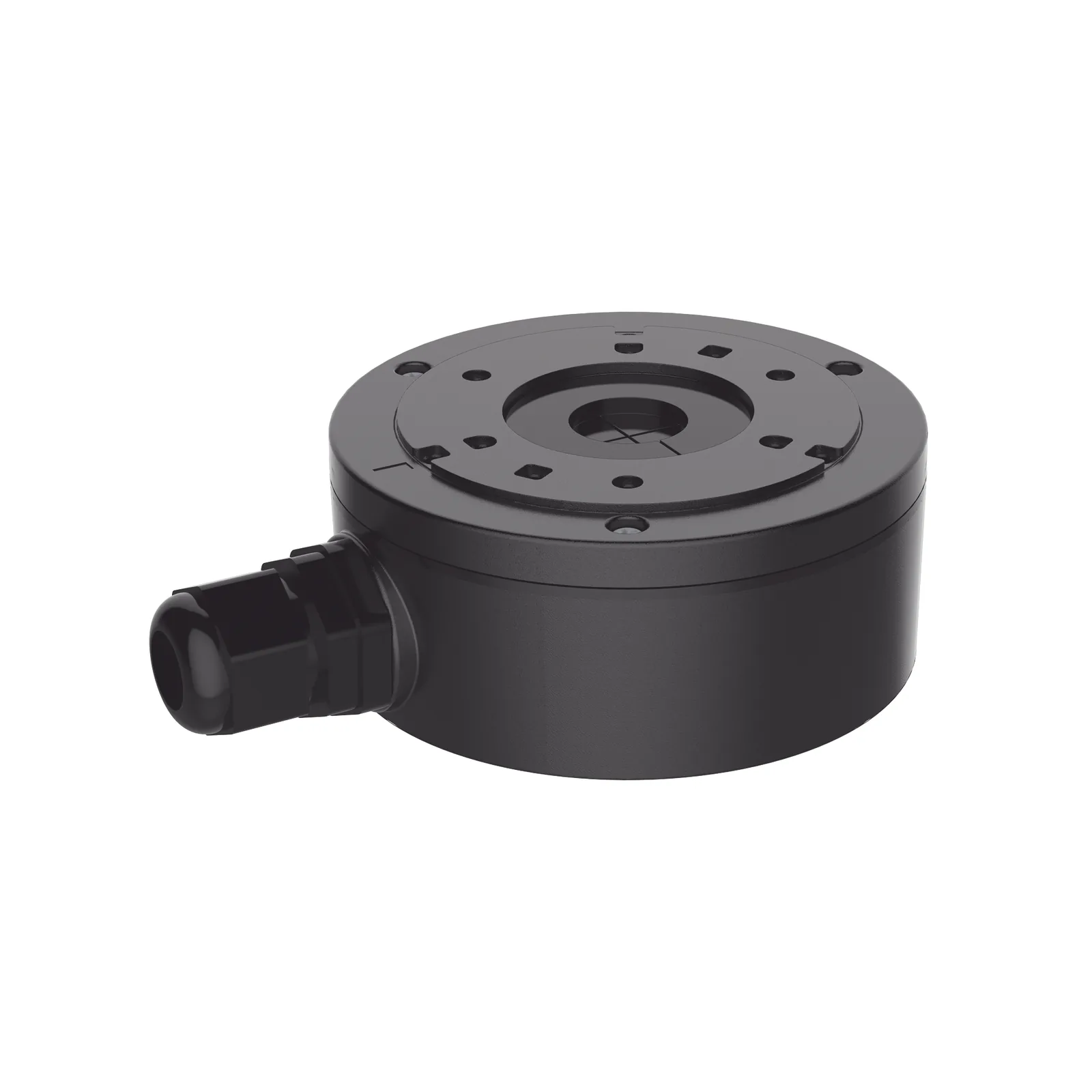 Caja de Conexión de Metal Color Negro / Exterior IP66 / Compatible con DS-2CD1043G2-LIUF/BLACK & DS-2CD2043G2-I(U)(BLACK)