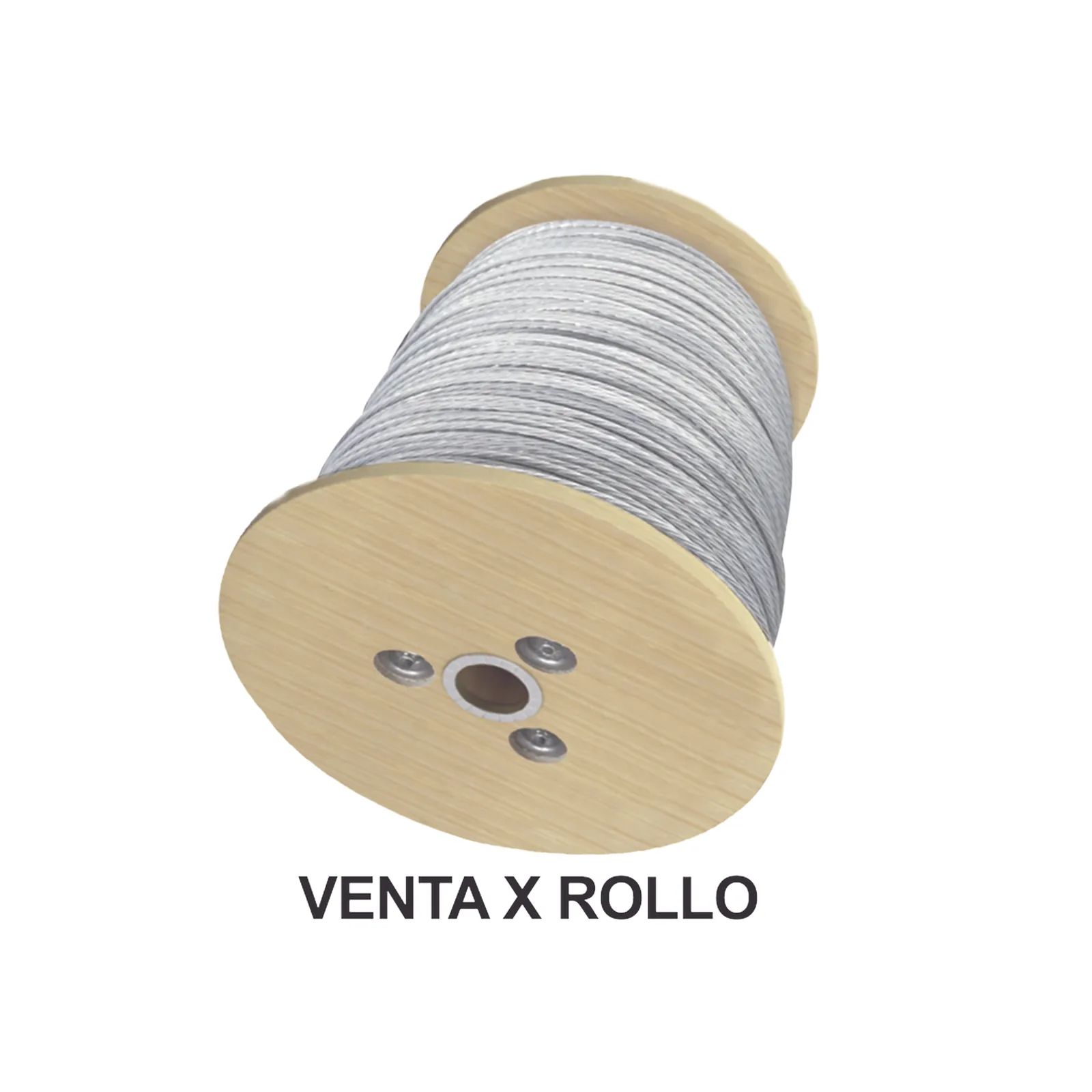 Cable Retenida de 3/8", Resistencia 4900 Kg, 7 Hilos (Carrete de 2000 metros).