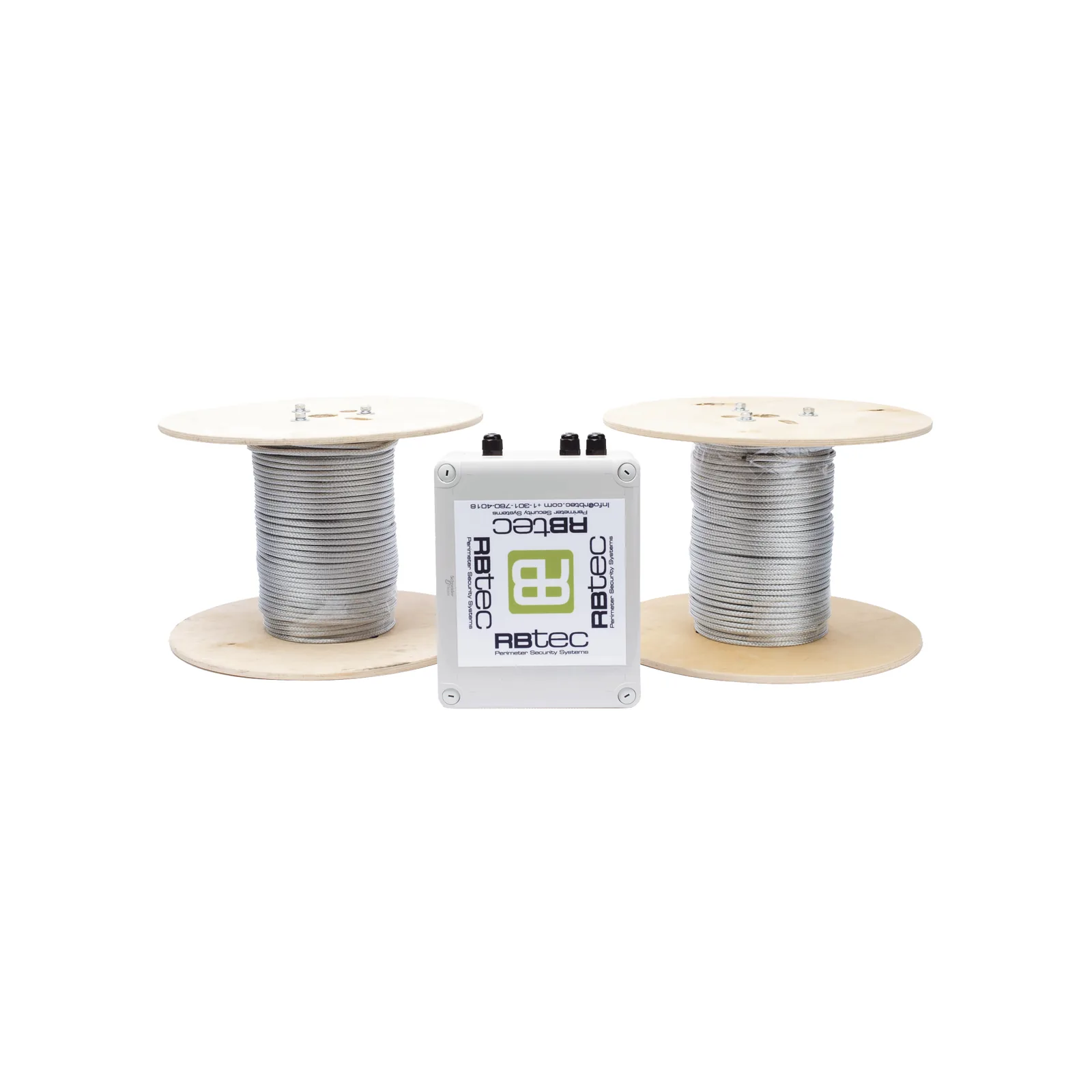 Kit IRONCLAD de Cable Sensor Perimetral Blindado / 150 m (492 ft) / 2 Zonas Independientes / Deteccion por Vibracion / Sin Falsas Alarmas / Tarjeta LPU400 / Calibracion por Software