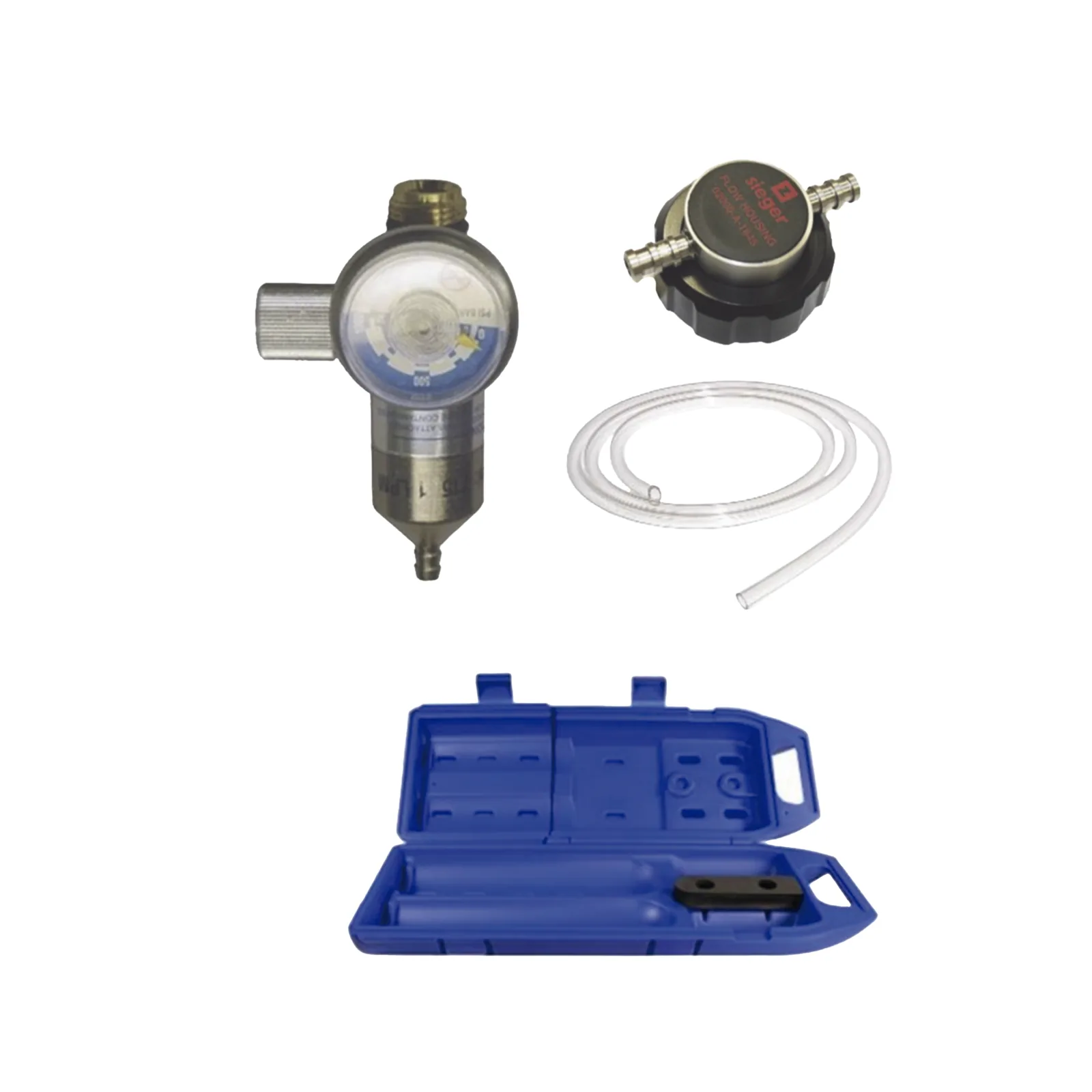 Kit de calibración con sensor catalítico para gases combustibles, incluye regulador, tubing y estuche, para transmisor XNX