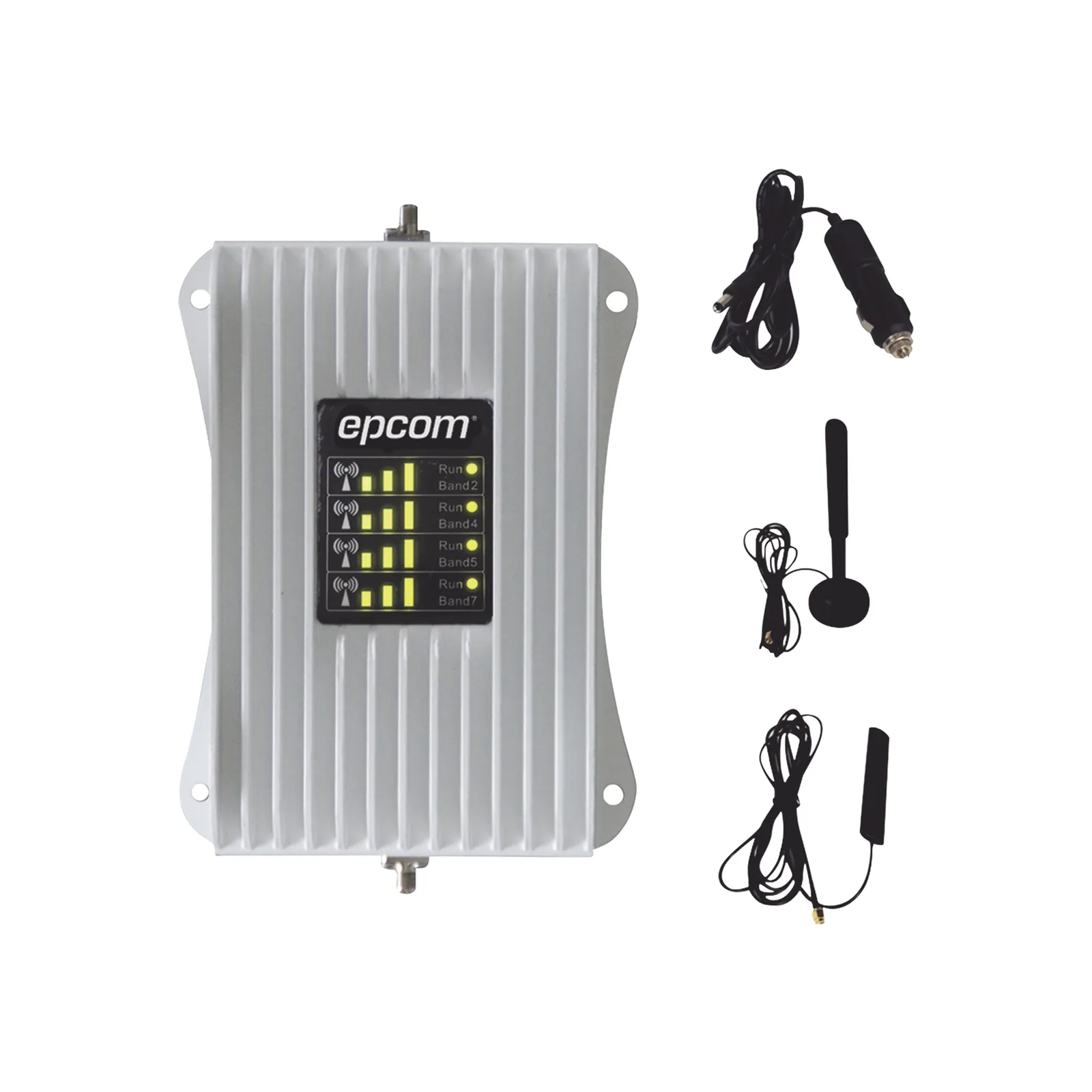 KIT Amplificador de Señal Celular Para Vehículo/ Soporta y Mejora la Señal Celular 5G, 4G LTE/ Múltiples Operadores, usuarios y dispositivos/ Ideal para Vehículo tipo Camioneta, Pick up o Sedán.
