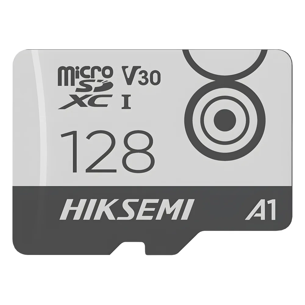 MicroSD HIKSEMI CITY GO / 128 GB / 100 MB/s Lectura / 90 MB/s Escritura / Clase 10 U3 V30 / TLC NAND / Especializada Para Videovigilancia Móvil 24/7