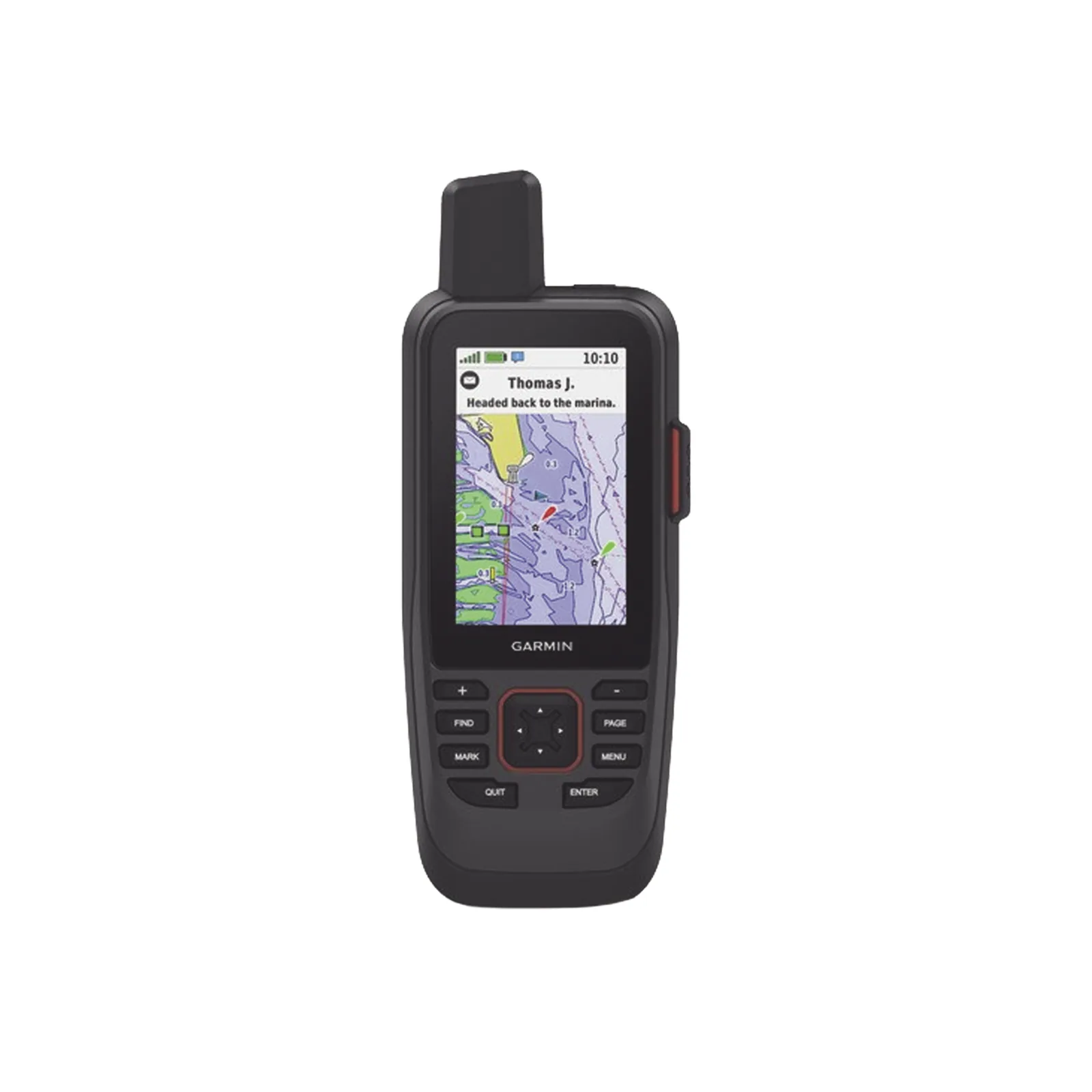 GPS Portátil GPSMAP® 86sci / Pantalla Transflectiva 3" / Resolución 240x400 píxeles / Batería Recargable hasta 35 Horas / Memoria 16 GB / Brújula de Tres Ejes / Compatible con Garmin Connect™ / IPX7 / MIL-