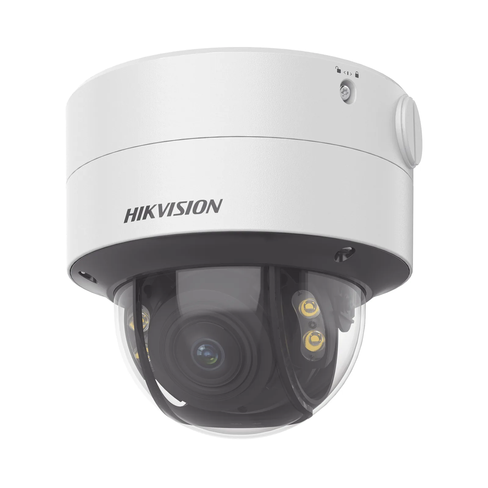 Domo IP 4 Megapixel / Imagen a Color 24/7 / Lente 3.6 - 9 mm / Luz Blanca 40 mts / WDR 130 dB / Exterior IP67 / IK10 / Captura Facial / ACUSENSE / MicroSD / ACUSEARCH