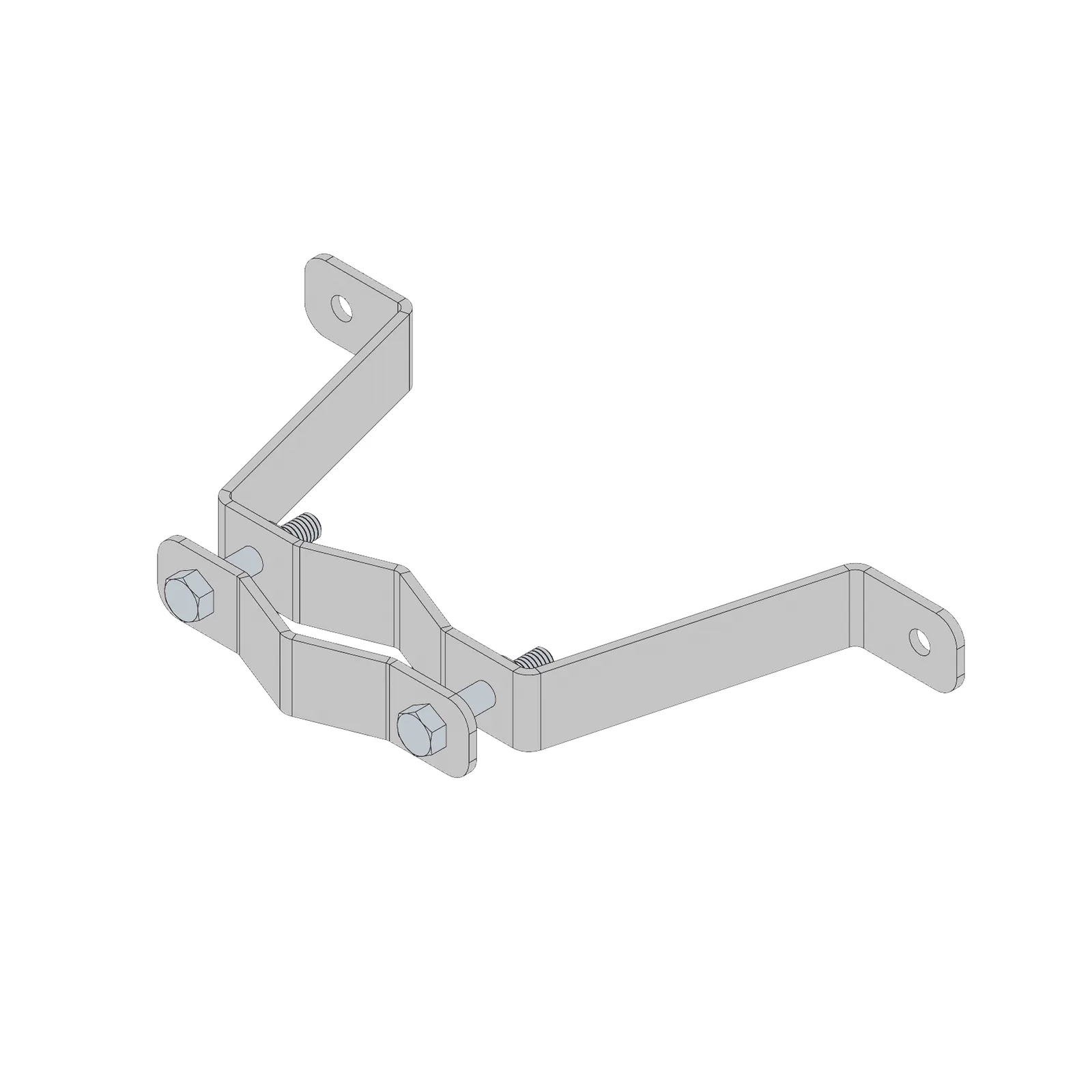 Herraje de Pared Liviano (1 pza) para Sujeción de Mástil 1" a 1-3/4".