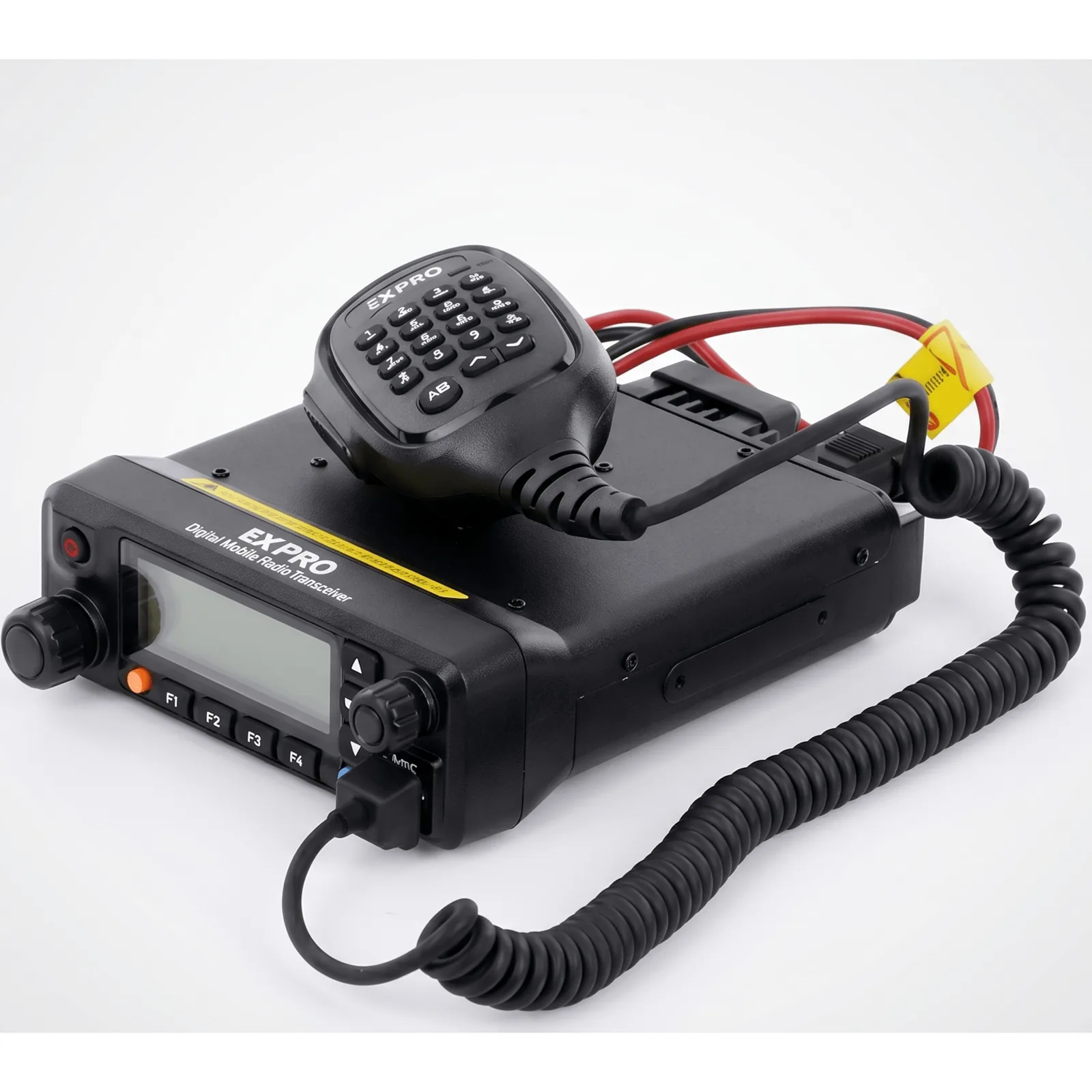 Radio Móvil DMR Doble Banda / VHF 136-174 MHz / UHF 400-480 MHz / 45W VHF / 35W UHF / 1000 Canales / Cifrado Digital / MIL-STD-810 / DTMF