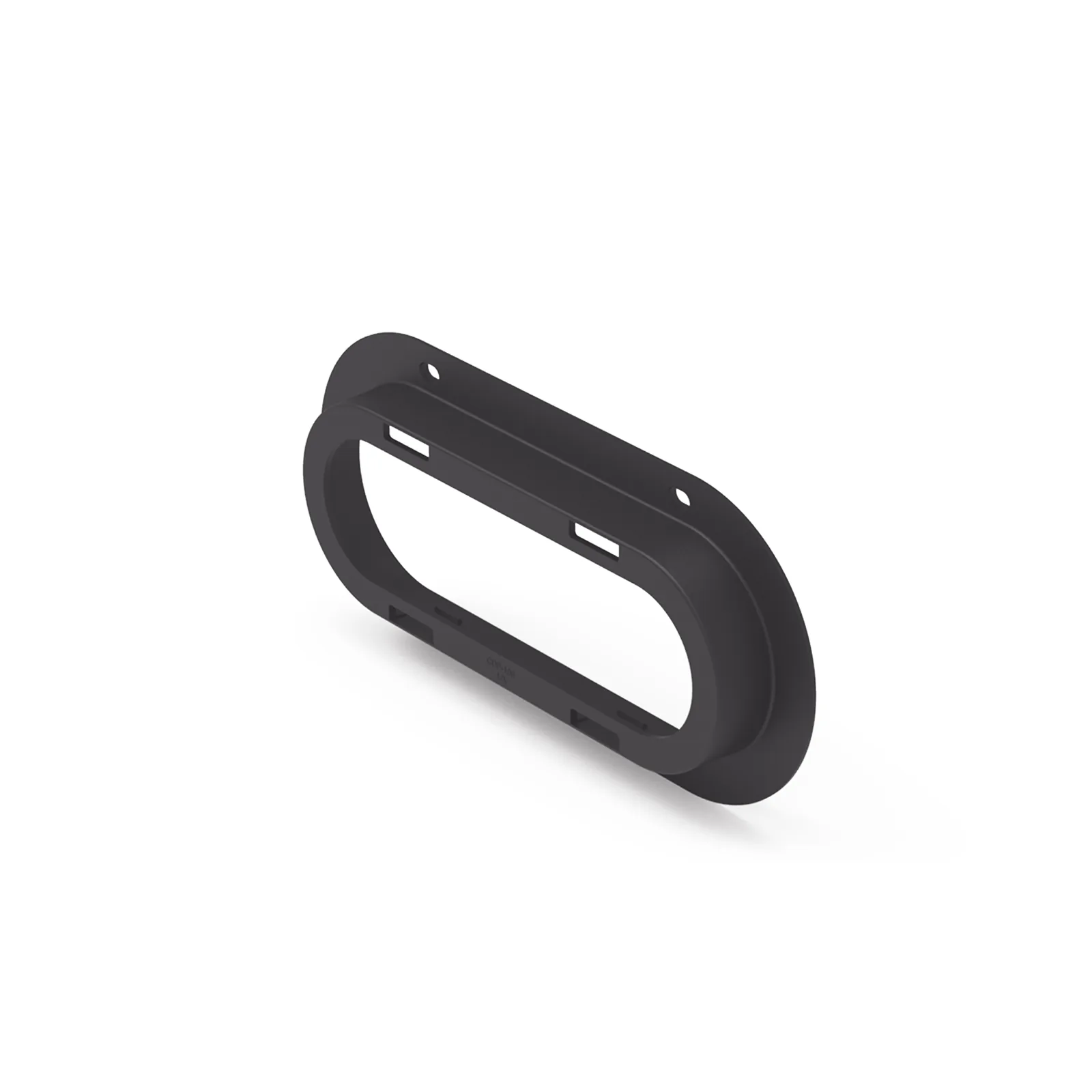 Brida de policarbonato, Color Negro, Accesorio para plafón Serie ED3060