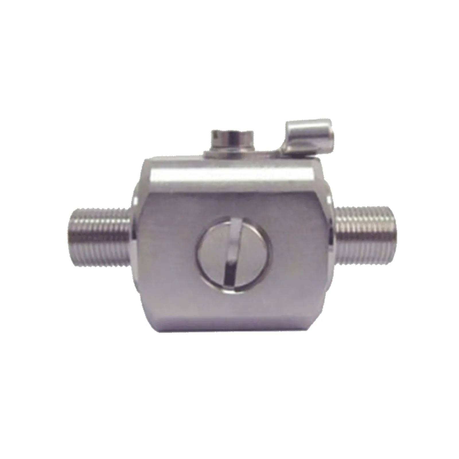 Protector contra descargas eléctricas. Cubre los rangos de frecuencia de los amplificadores de Señal Celular. 75 Ohm. Conectores F hembra.