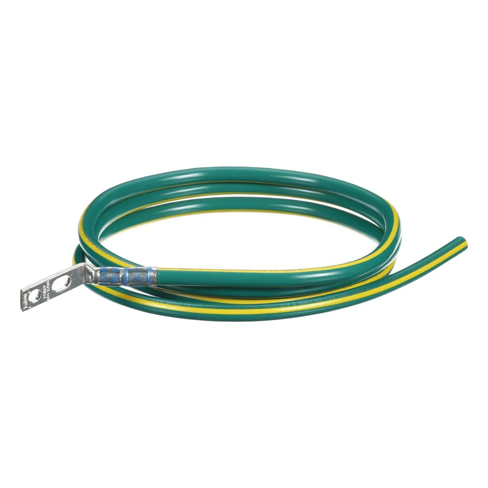 Kit de Jumper para Conexión de Gabinete o Rack de Telecomunicaciones a Barra de Tierra Física, 6 AWG, 1.52 m de Largo