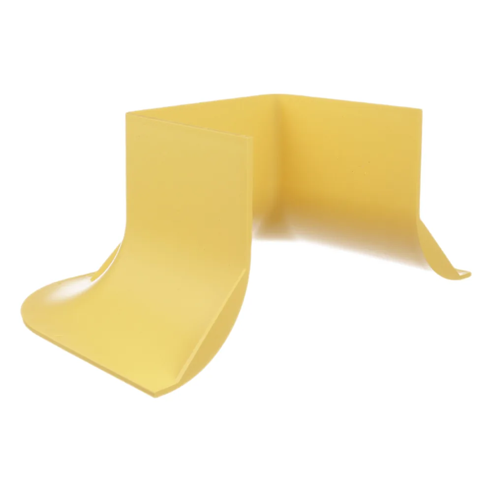 Accesorio Para Control de Radio de Curvatura, Para Uso con Canaletas FiberRunner 4x4, Color Amarillo