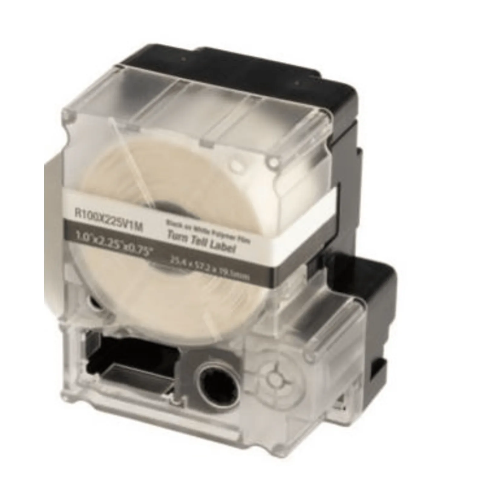 Casete de 75 Etiquetas Autolaminadas Turn-Tell, Con Rotación para Mejor Visibilidad, para Cables Categoría 6 FTP y Categoría 6a/10Gig, Calibre AWG 8 - 4
