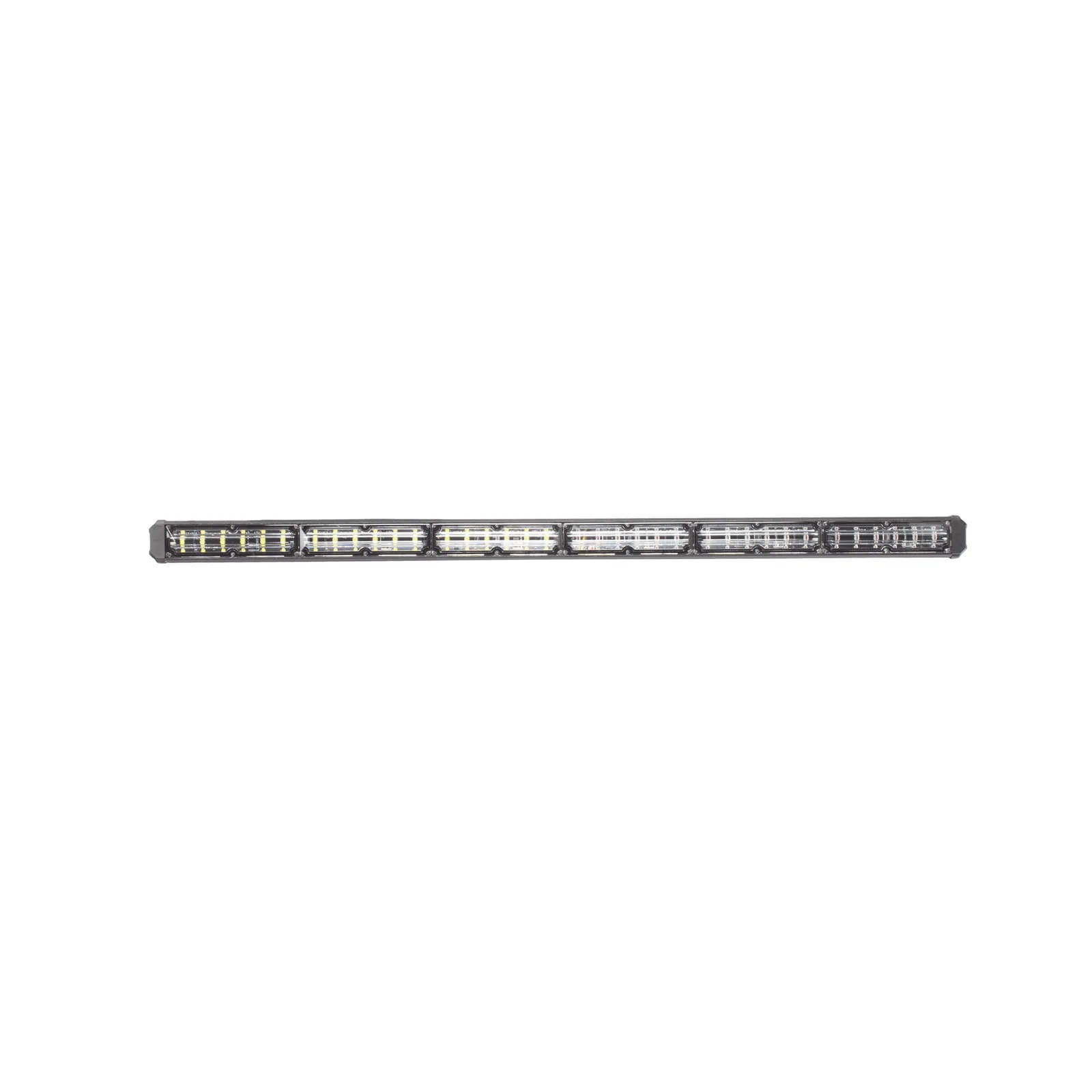 Barra de luz de advertencia de 6 Módulos de 6 LED, 30 Pulgadas, Rojo / Claro