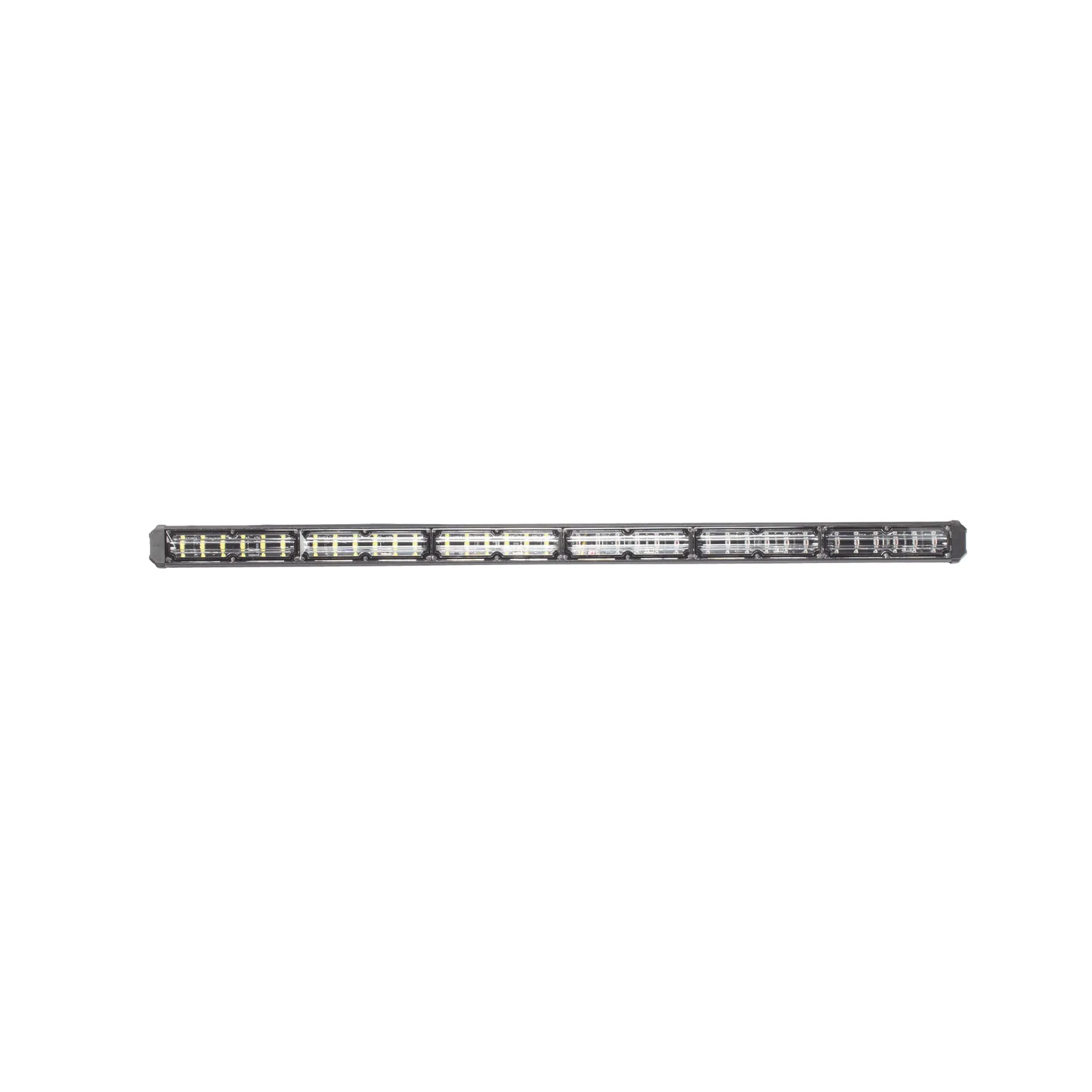 Barra de luz de advertencia de 6 Módulos de 6 LED, 30 Pulgadas, Roja