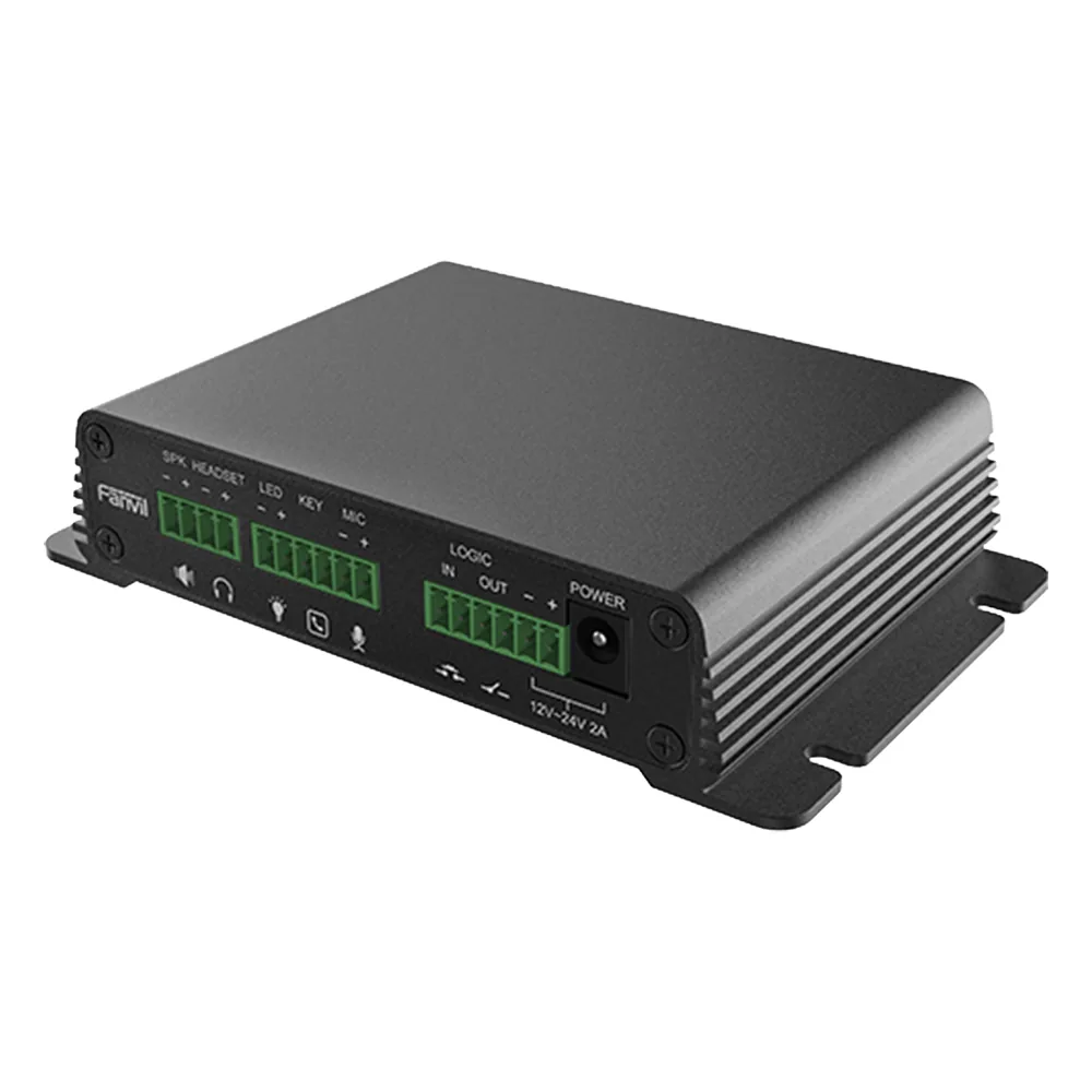 Gateway para Voceo, Paging y Video / Soporte 1 Cámara / Amplificador integrado de hasta 30 W