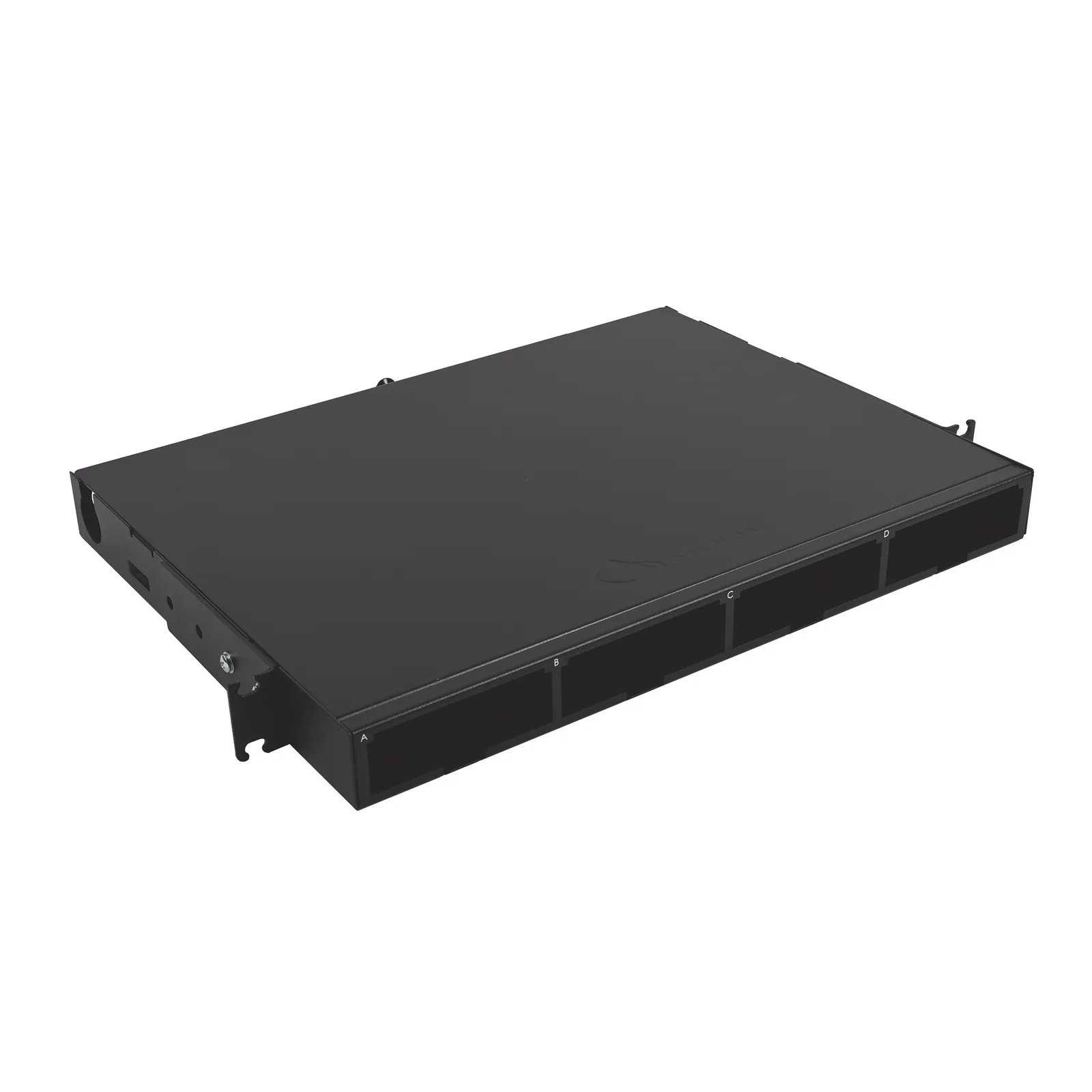 Distribuidor de Fibra Óptica de Alta Densidad LigthVerse *Core* Para Rack de 19 Pulgadas, Acepta 4 Placas Plug and Play, Hasta 96 Fibras, 1 UR