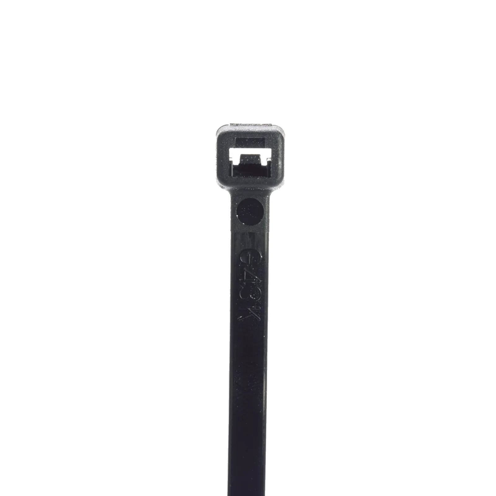 Cincho de Nylon 6.6 StrongHold™, 188mm largo x 4.8mm ancho, Color Negro, Exterior Resistente a Rayos UV, Paquete de 1000pz