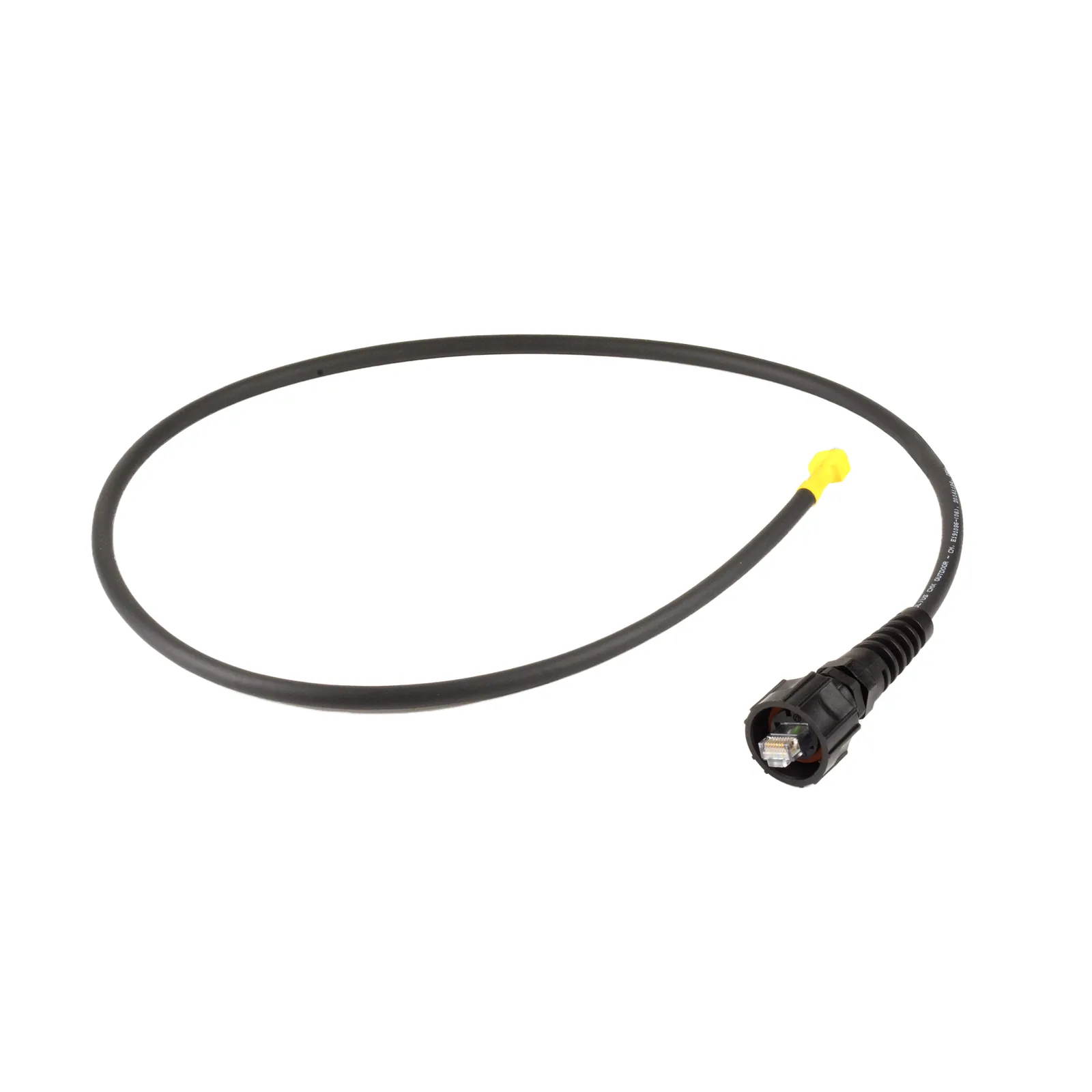 Patch Cord Industrial Ruggedized a Plug Modular, Cat6, de 0.91 Metros (3 Pies), Color Negro