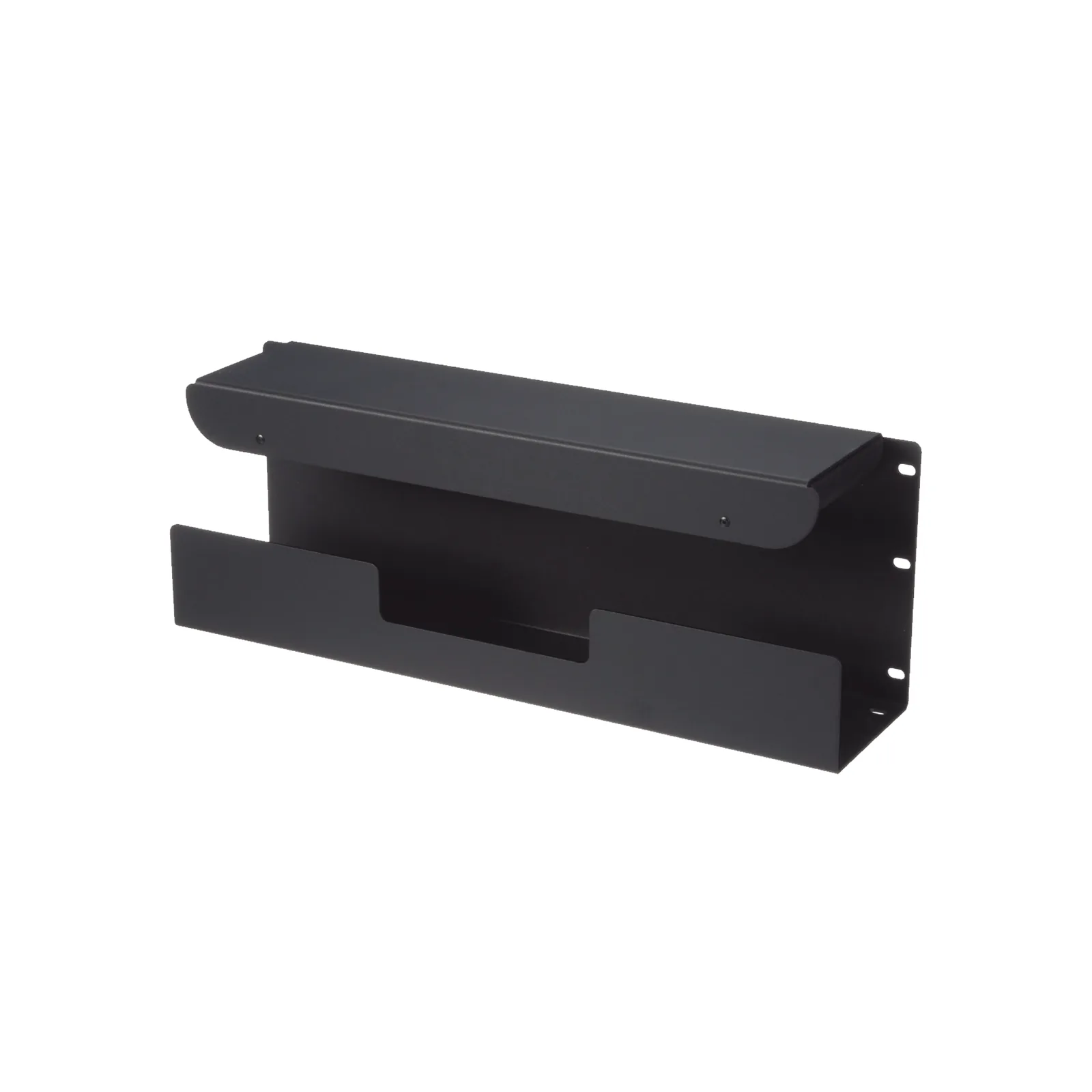 Accesorio Pasacables Para Rack Estándar de 19 in, 4 UR, Capacidad de 260 Cables Cat6, 4.5 in de Profundidad, Color Negro
