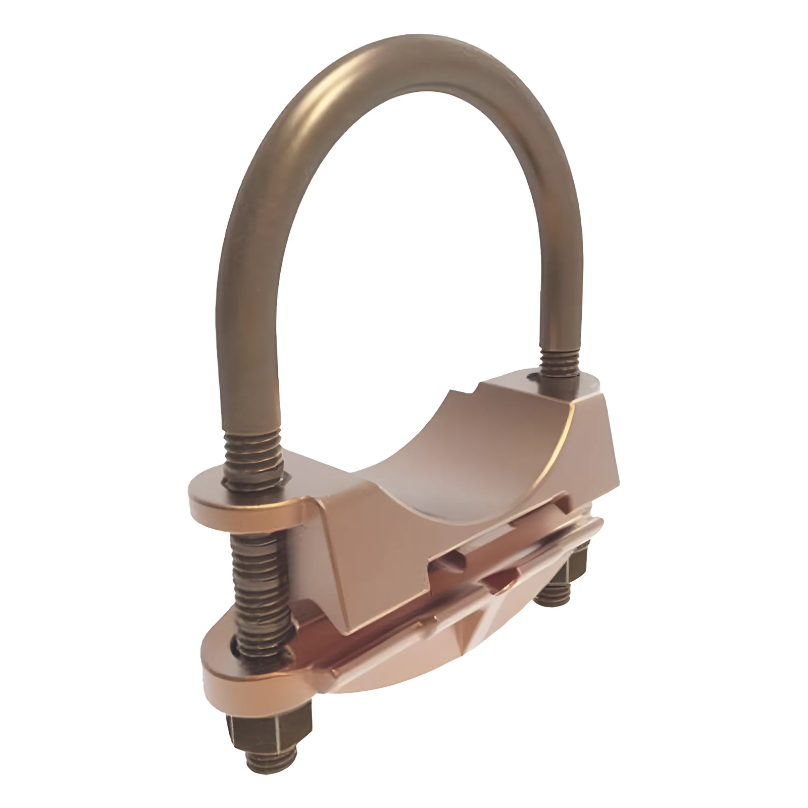 Conector Mecánico para Cable Calibre 4 a 2/0 AWG / Paralelo o 90° Grados a Tubo de 1 1/4" o Varilla de 1 3/8" - 1 1/2".