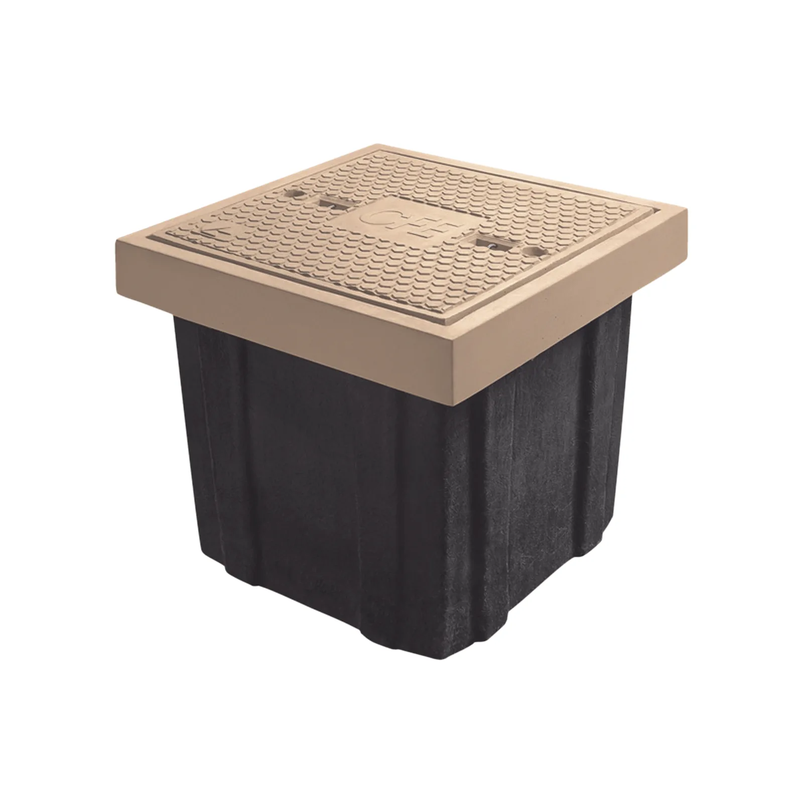 Registro Eléctrico para Uso Peatonal 60 x 60 x 40 cm (23.62 x 23.62 x 15.75 Pulgadas), Resistencia 3 Toneladas, Uso Peatonal