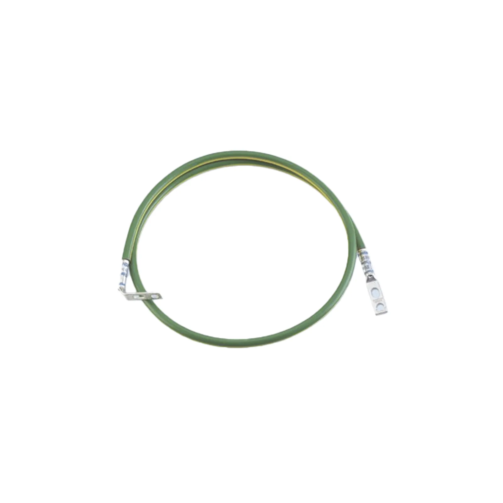 Jumper Para Aterrizar Equipos en Racks o Gabinetes, 6 AWG, con Terminal Doblada a 90 Grados, 0.60 m de Largo