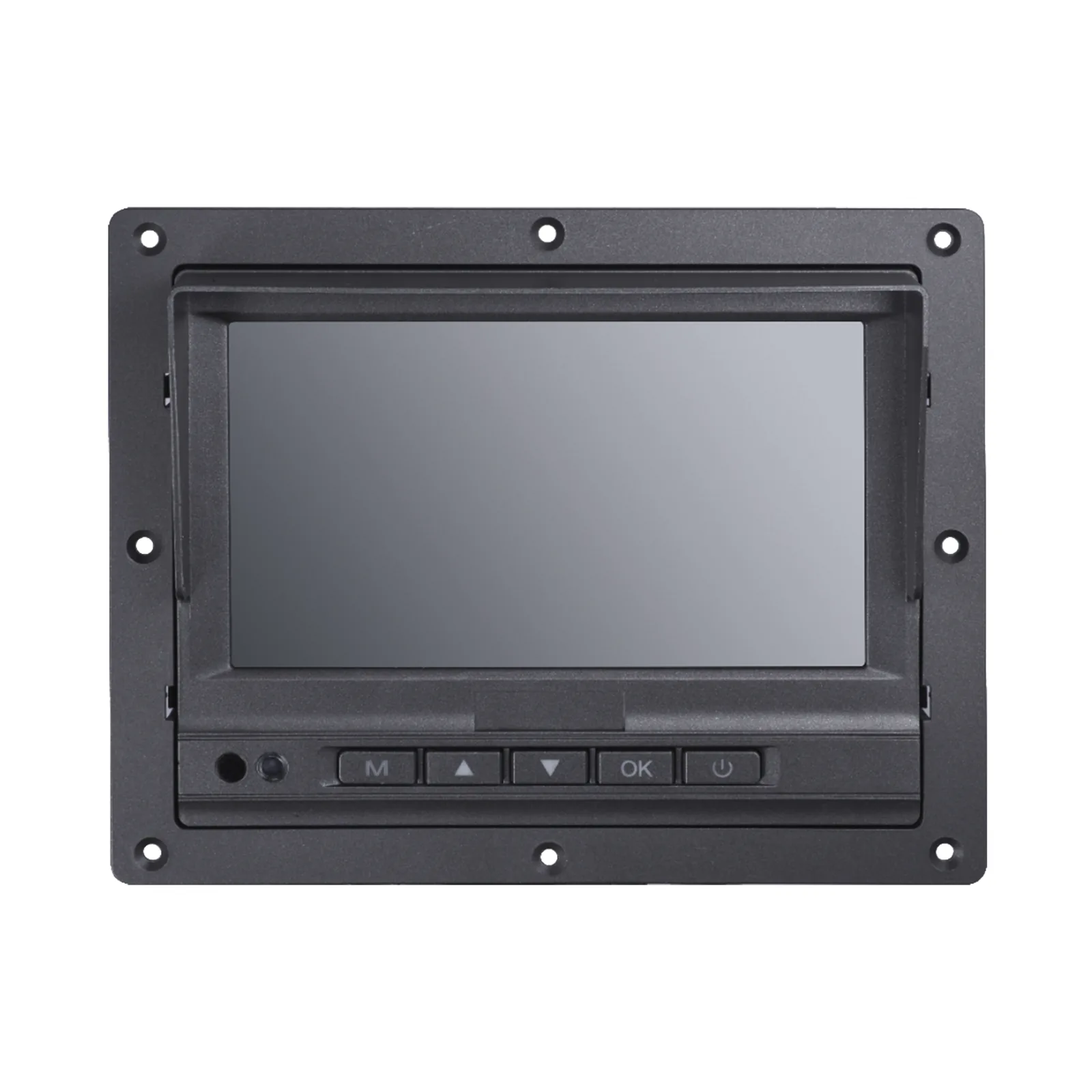 Monitor y Botones de 7" LCD / Compatible con DVR Móvil HIKVISION / Conector Tipo Aviación