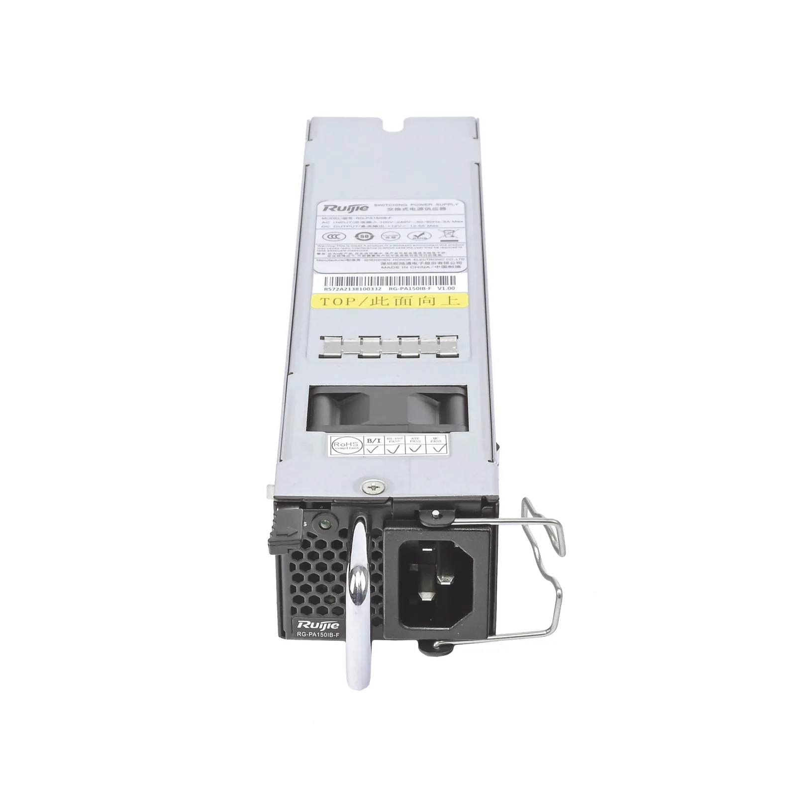 Fuente de Energía Modular, proporciona hasta 150 Watts para Switches Empresariales Ruijie Networks