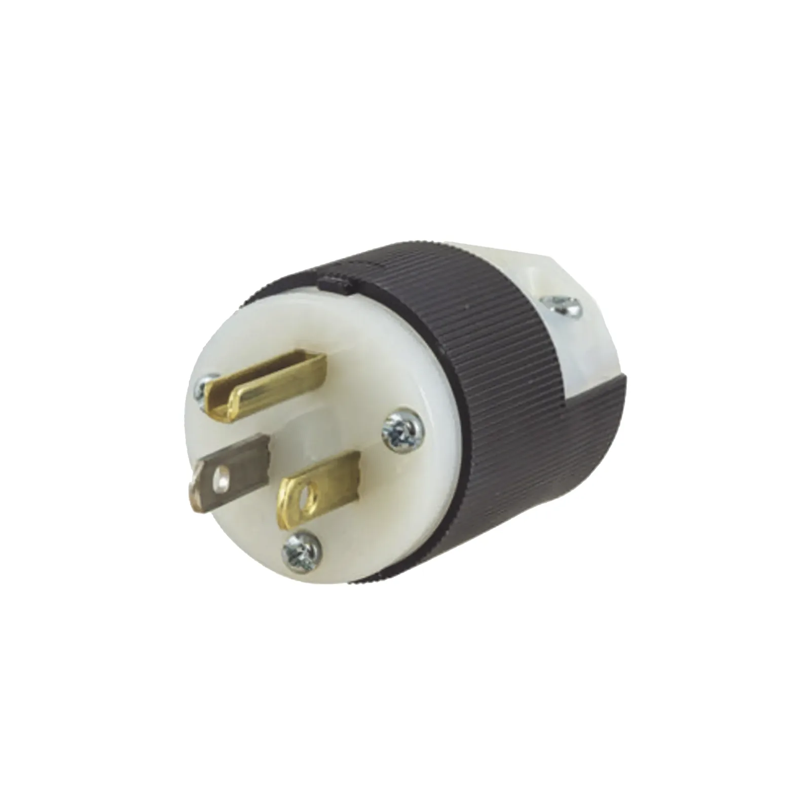 Clavija Entrada Recta/ 15A 125V/ 2 Polos 3 Hilos/ Nema 5-15P/ Grado Industrial- Comercial.