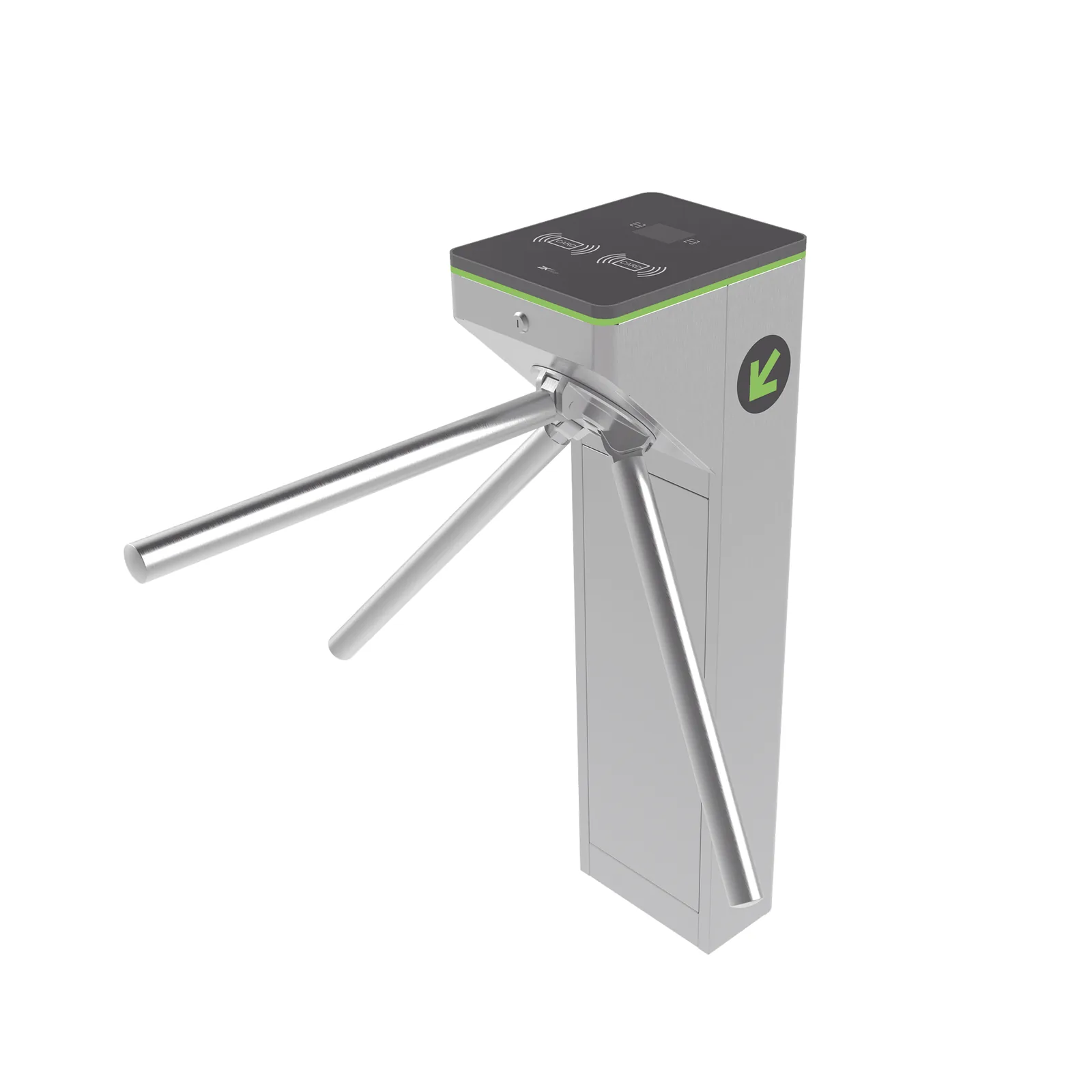 Torniquete Trípode Acero Inoxidable SUS304 / 25 Personas por Minuto / 2 Millones de Ciclos / Bidireccional / LED