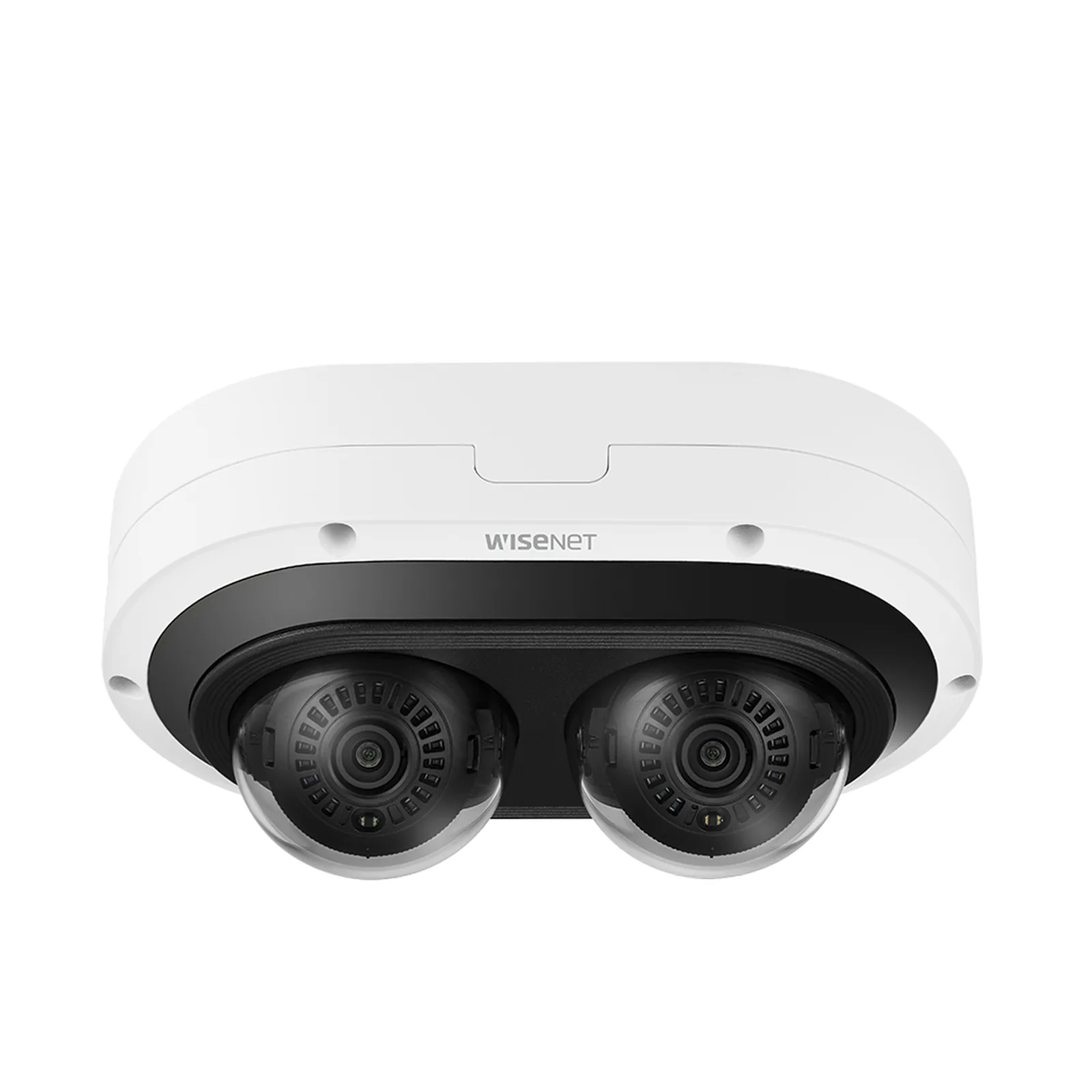 Camara Multi sensor IP 6MP x 2 CH con Inteligencia Artificial / Lente Mot. 3.54 a 6.69mm / WDR 120dB / H.265 / RanuraSD / Protección IP67 IK10 NEMA4X / IR 25m