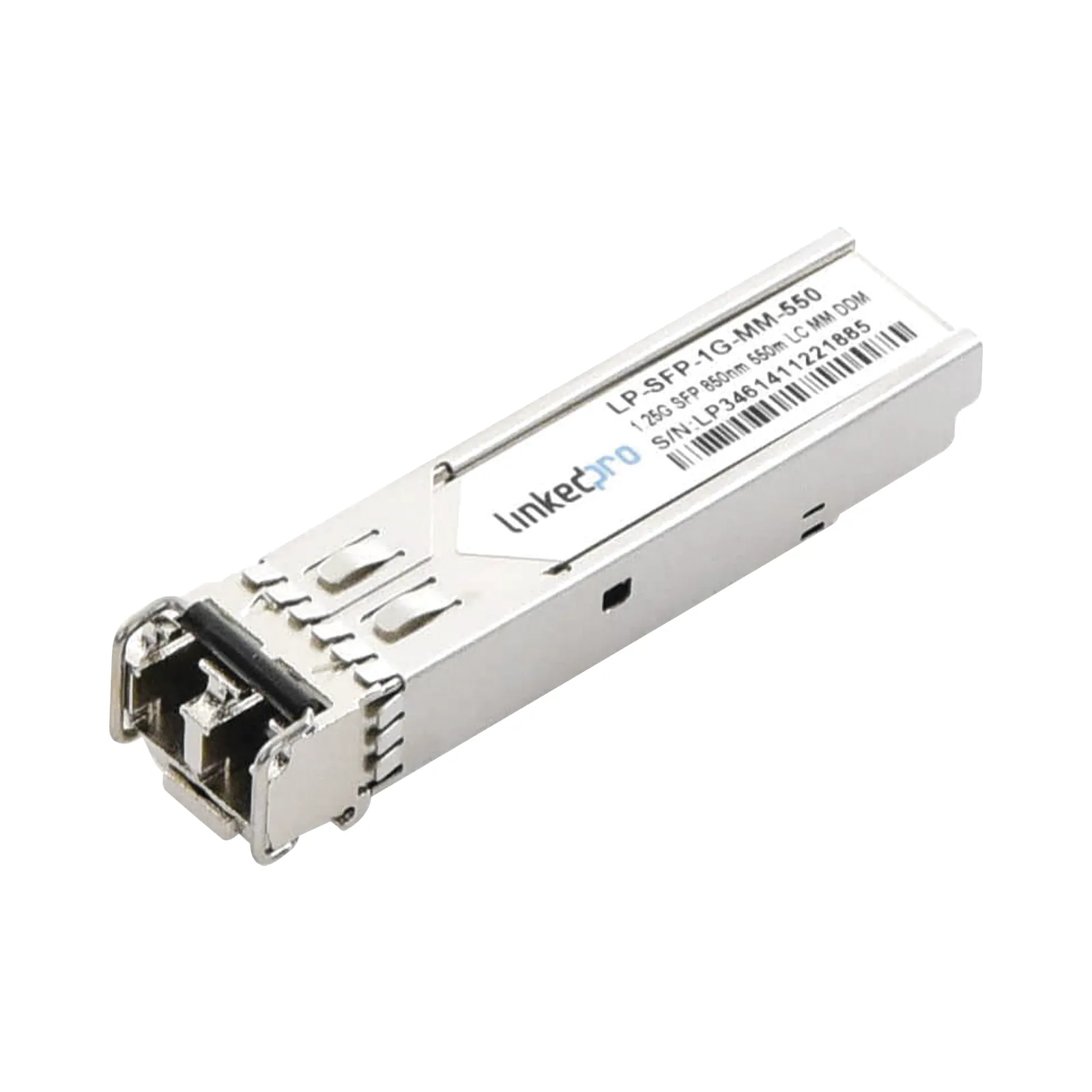 Transceptor Óptico SFP (Mini-Gbic) / Multimodo 850 nm / 1.25 Gbps / 1000BASE-SX / Conectores LC/UPC Dúplex / DDM / Hasta 550 m
