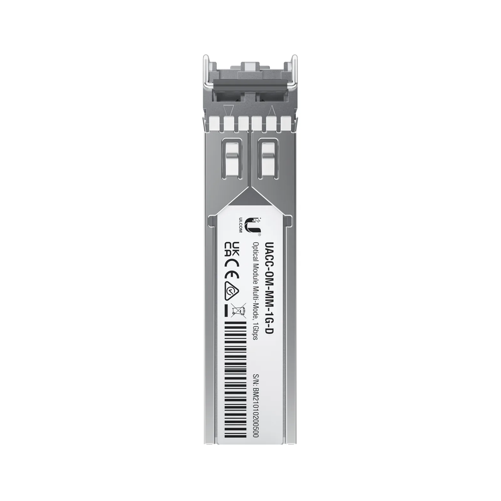 UFiber Módulo SFP, transceptor MiniGibic MultiModo 1 Gbps, distancia 550m, conectores LC, paquete de 2 piezas